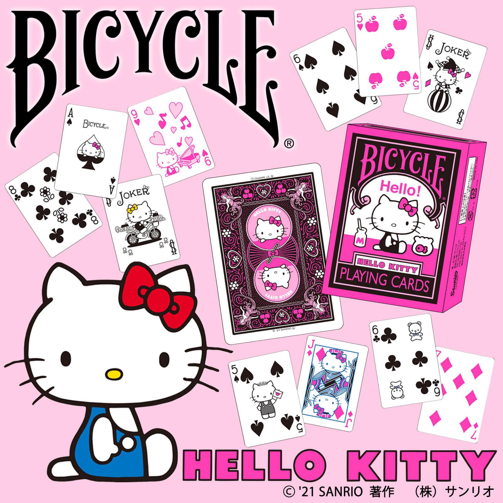 Hello Kitty Bicycle Playing Cards ???????????????????????? May 2021 release r/HelloKitty