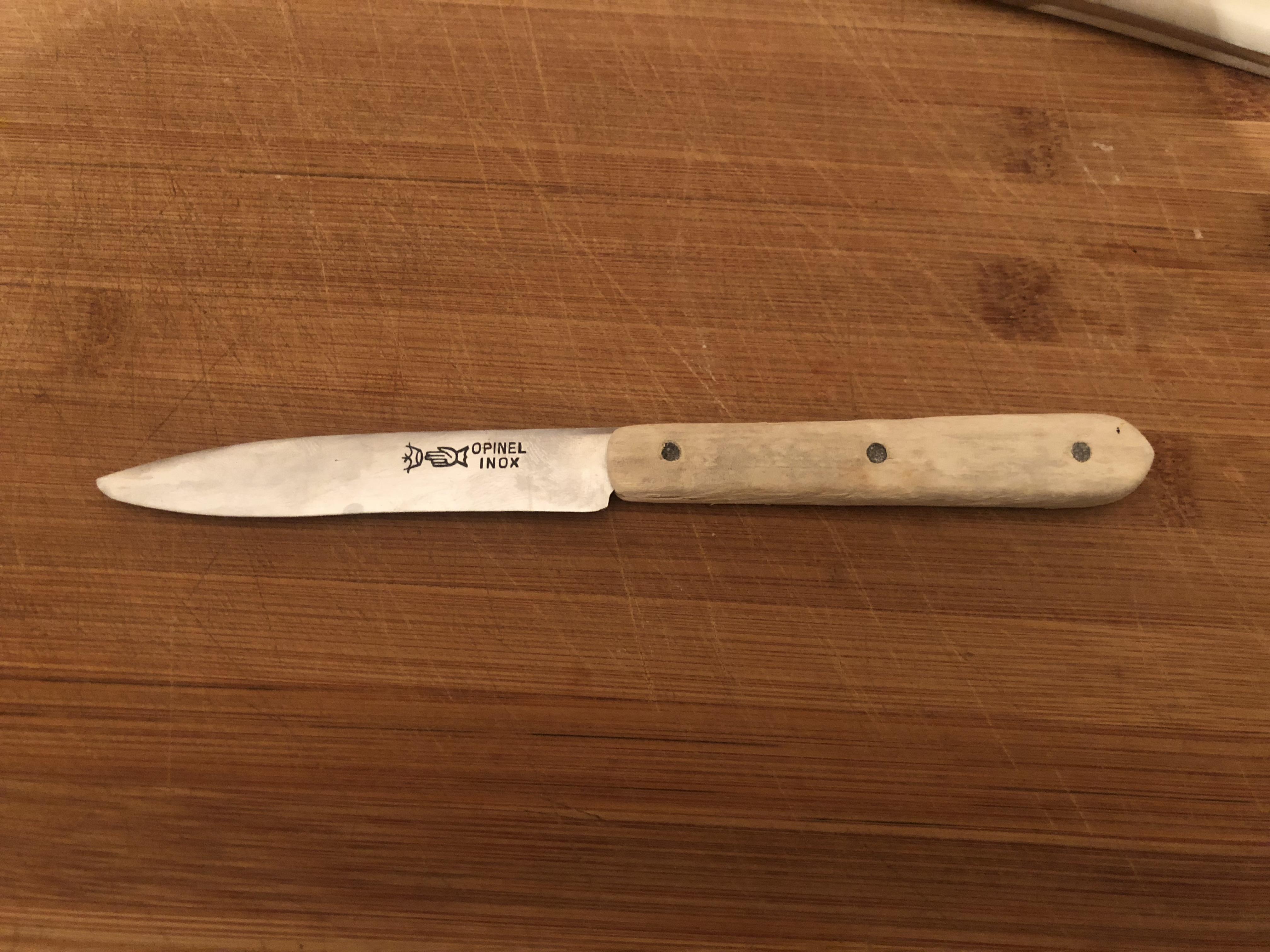Vintage Opinel kitchen knife. knives