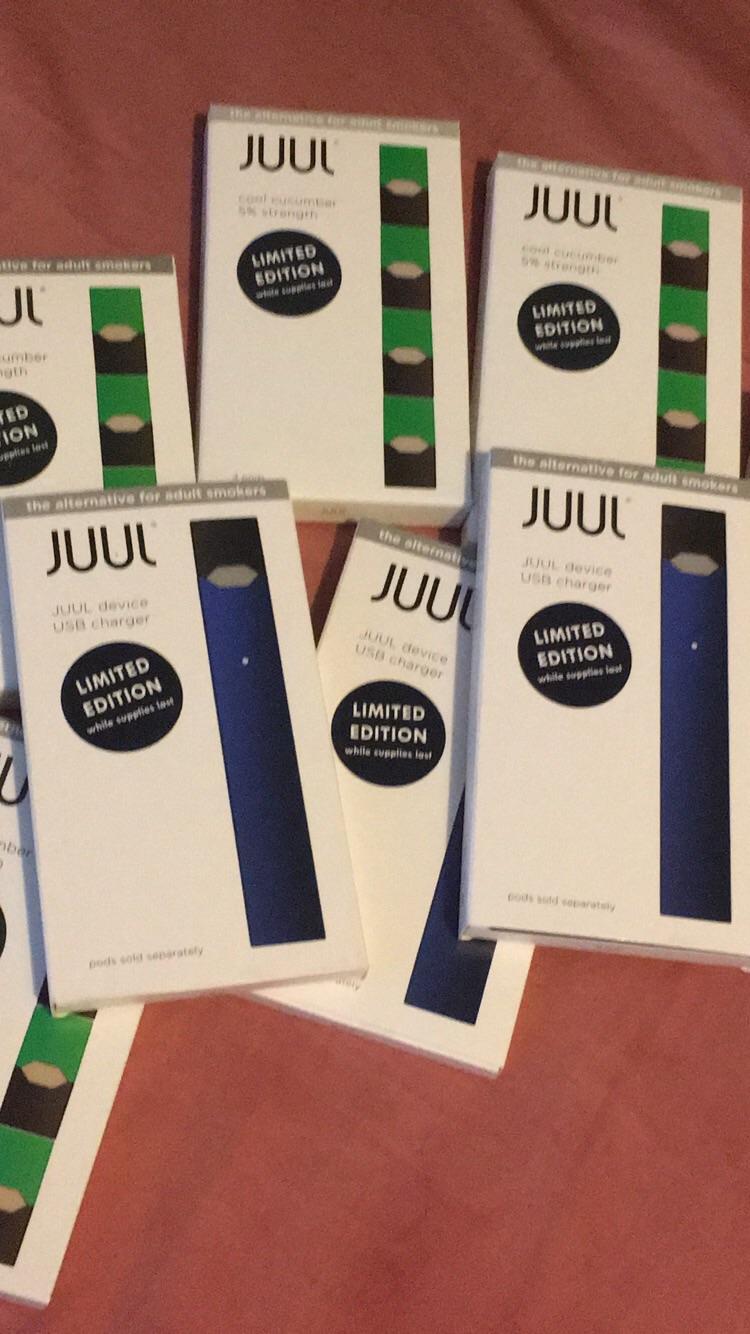 Blue juuls and cucumber r/juul