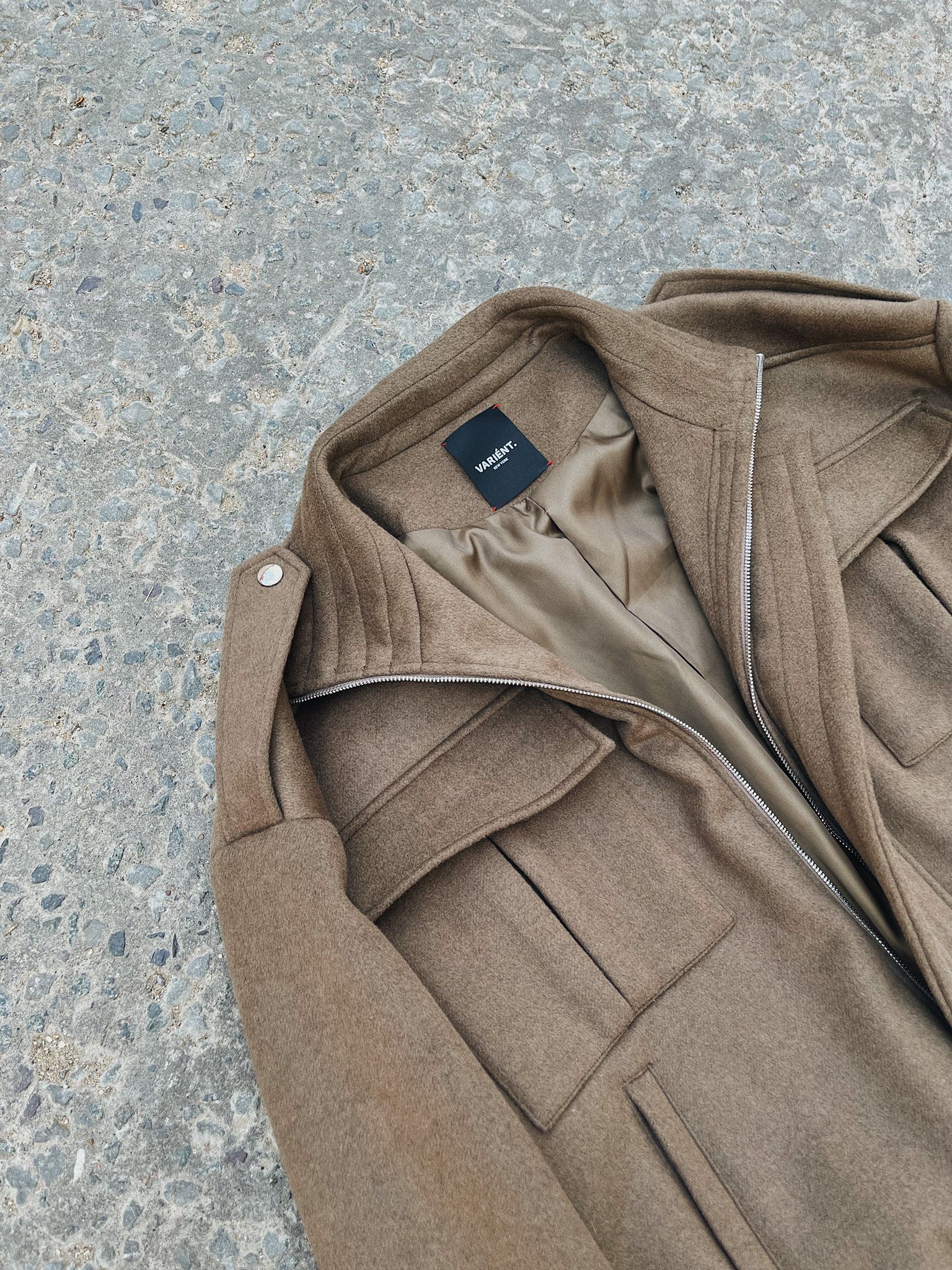 Made a merino wool bomber jacket today. r/streetwearstartup