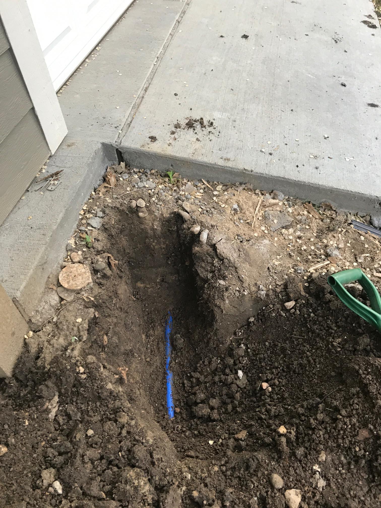Maximum length of sprinkler line from source Irrigation