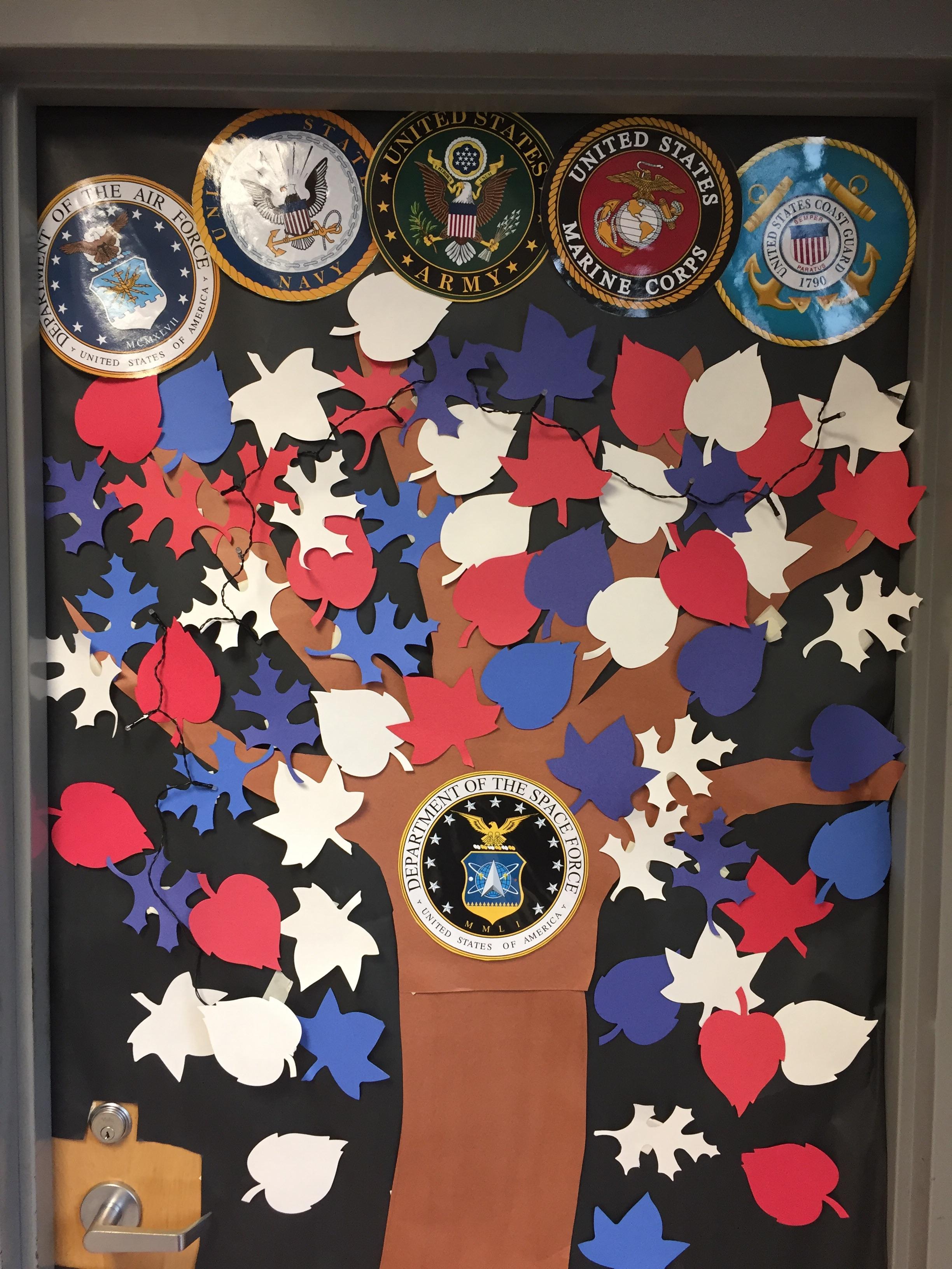 Decorated my classroom door for Veterans Day! r/MURICA