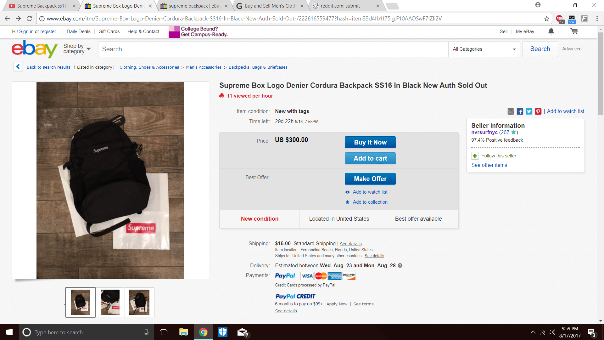 Supreme Backpack legit or not r/Supreme_NYC