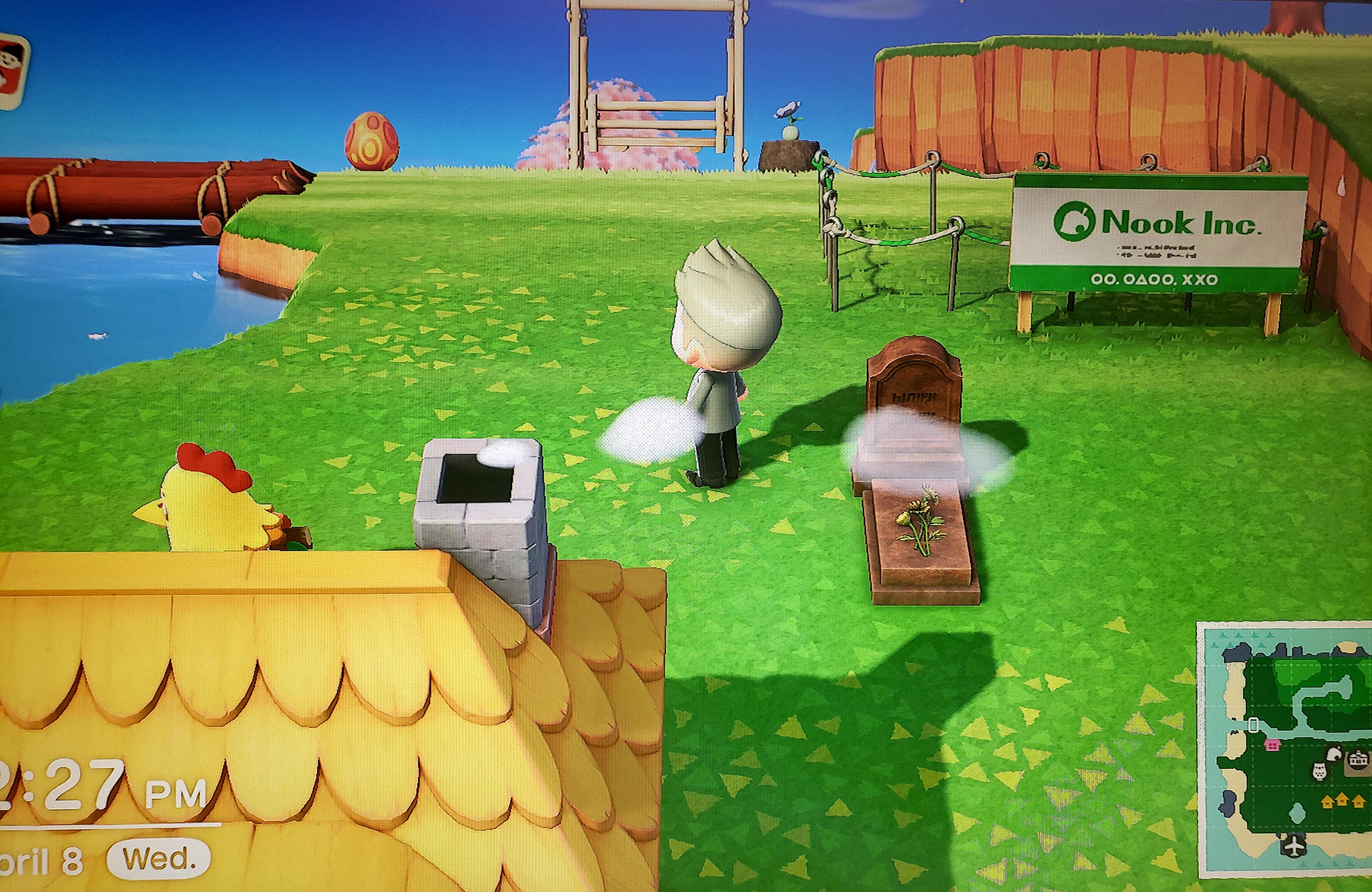 My newest villager just gave me a tombstone r/AnimalCrossingNewHor
