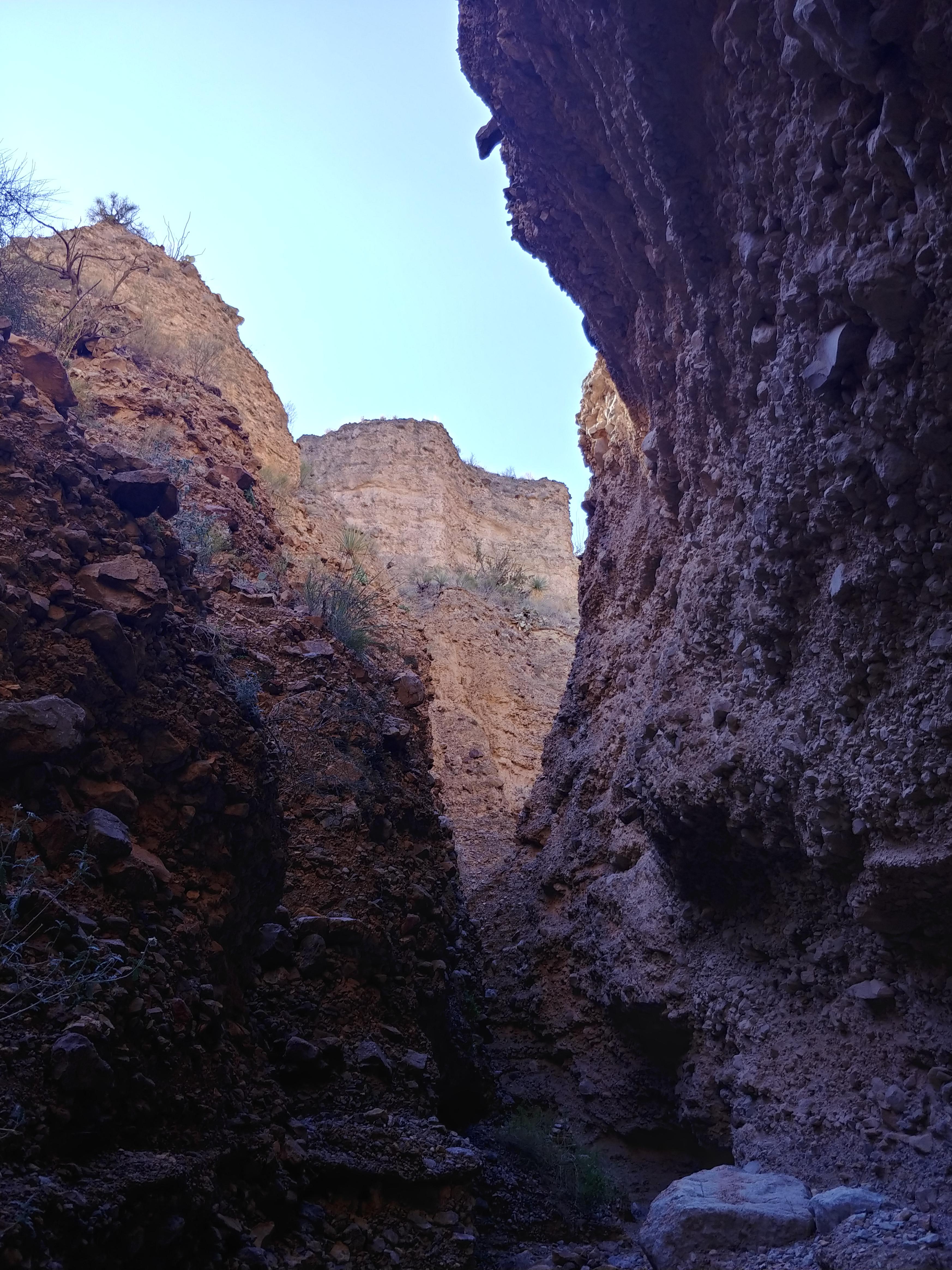 A slot canyon, near Las Cruces r/NewMexico
