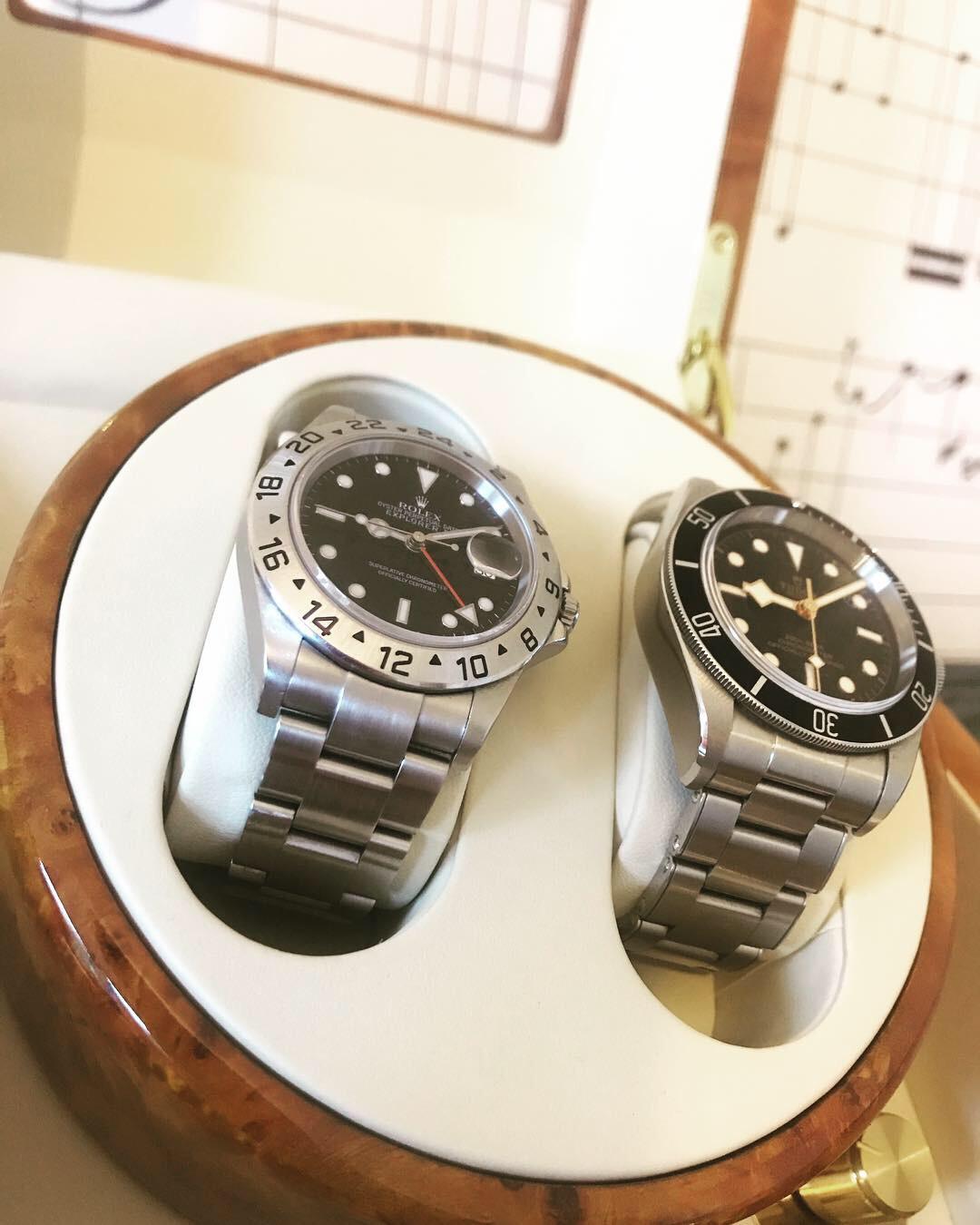 Loving the new watch winder box, the perfect display for my 2