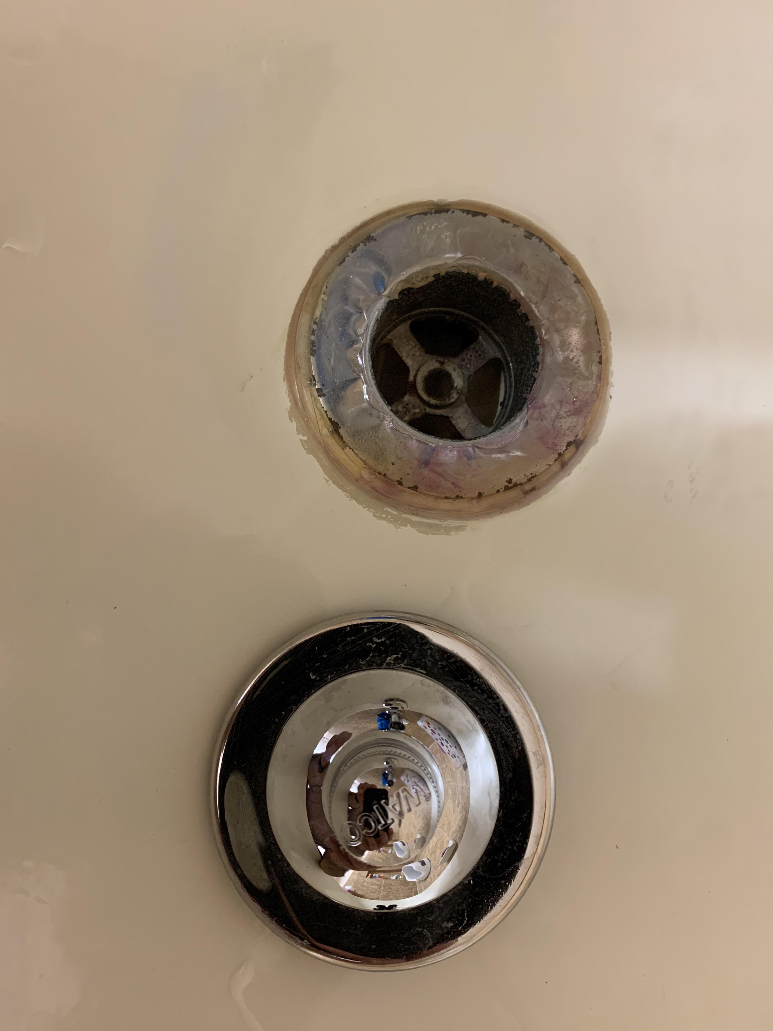 How do I reattach or replace the top part of the bathtub drain? r/howto