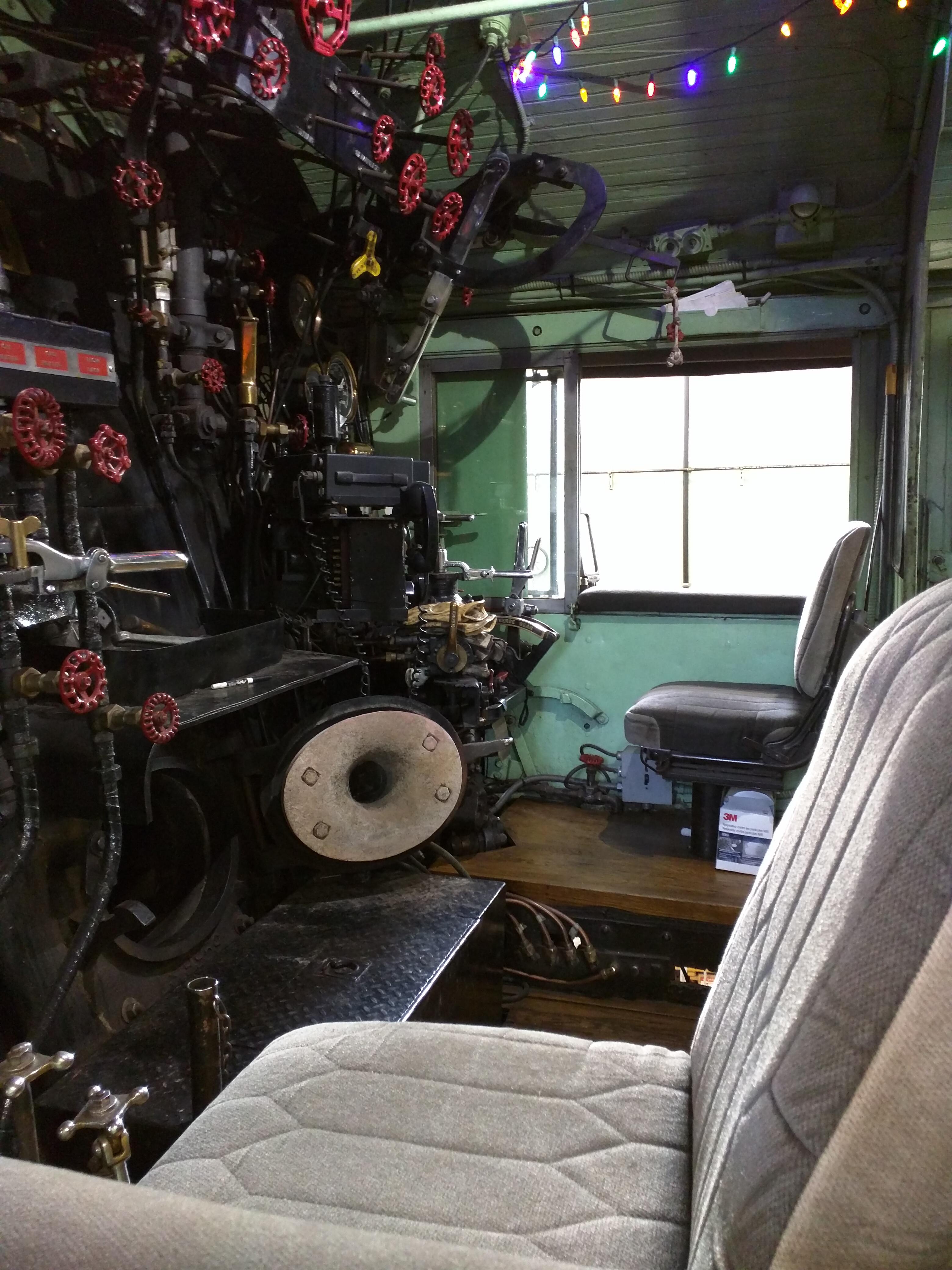 Inside the cab of a skookum choocher r/Skookum
