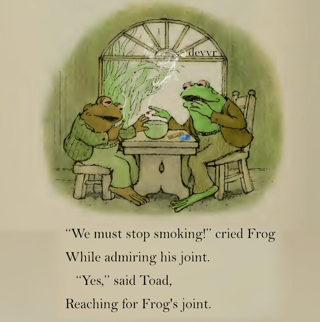 I really like Toad and Frog. r/frogandtoadmemes