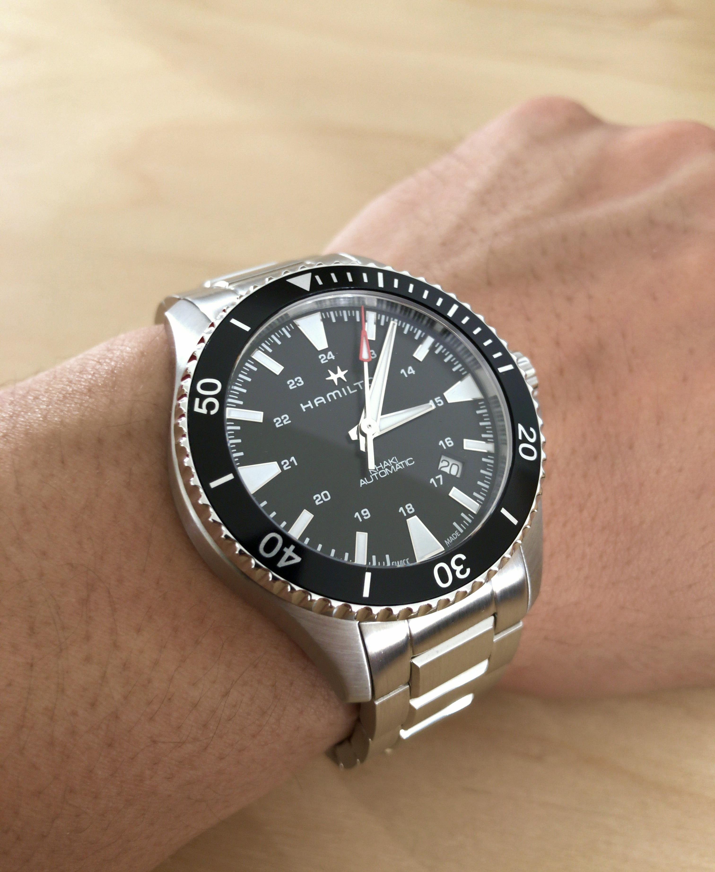 HAMILTON KHAKI NAVY SCUBA AUTOMATICO NYLON ubicaciondepersonas.cdmx