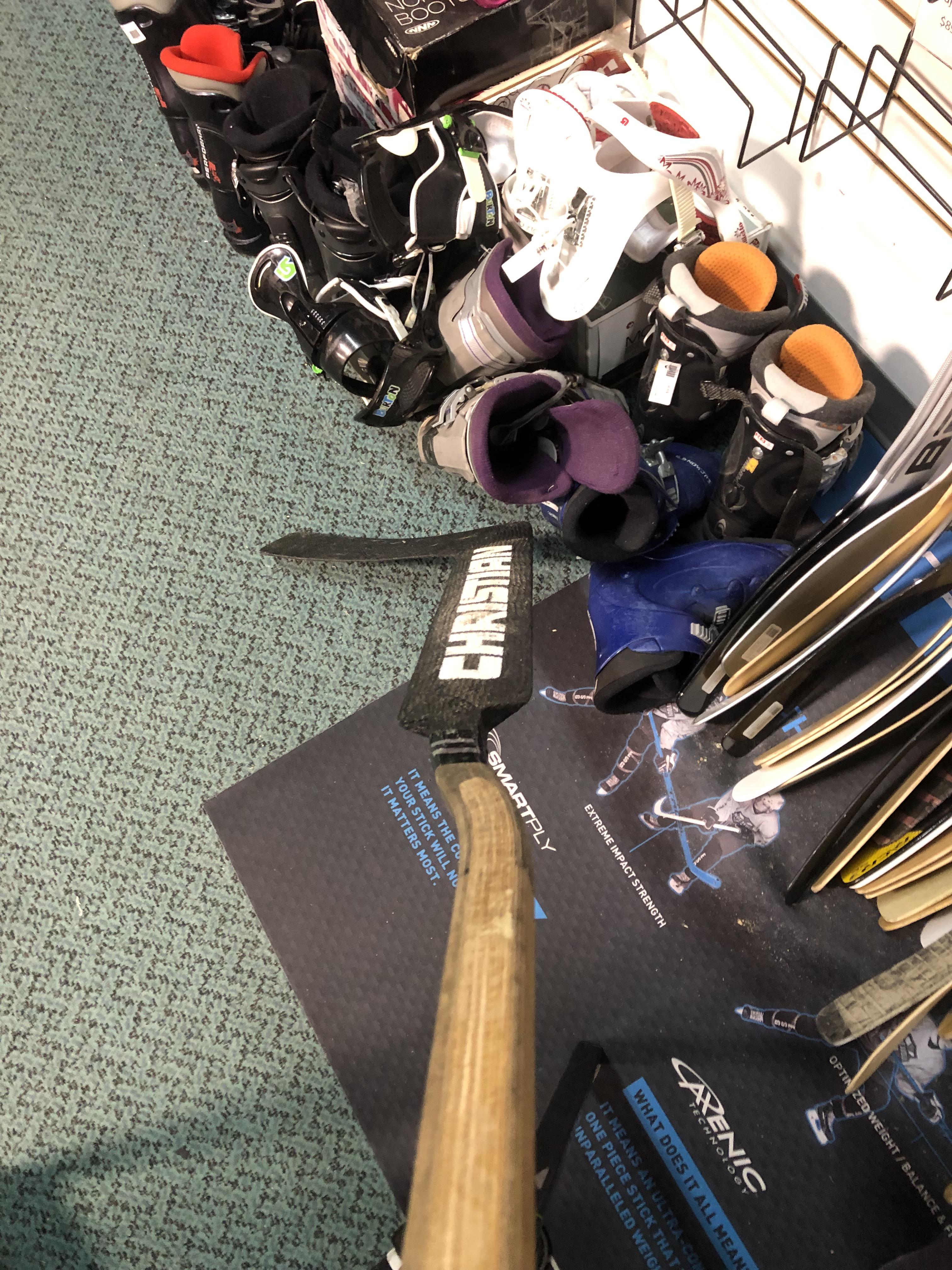 Found this beauty in a used sports gear store r/hockeygoalies