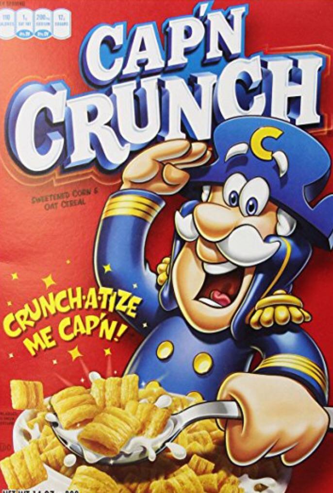 Ok I give up CAPTAIN CRUNCH IS NOT SPELT CAP’N CRUNCH. What do you guys