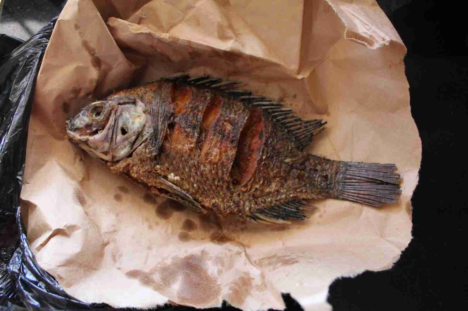 Fried tilapia, Nairobi, Kenya r/streeteats