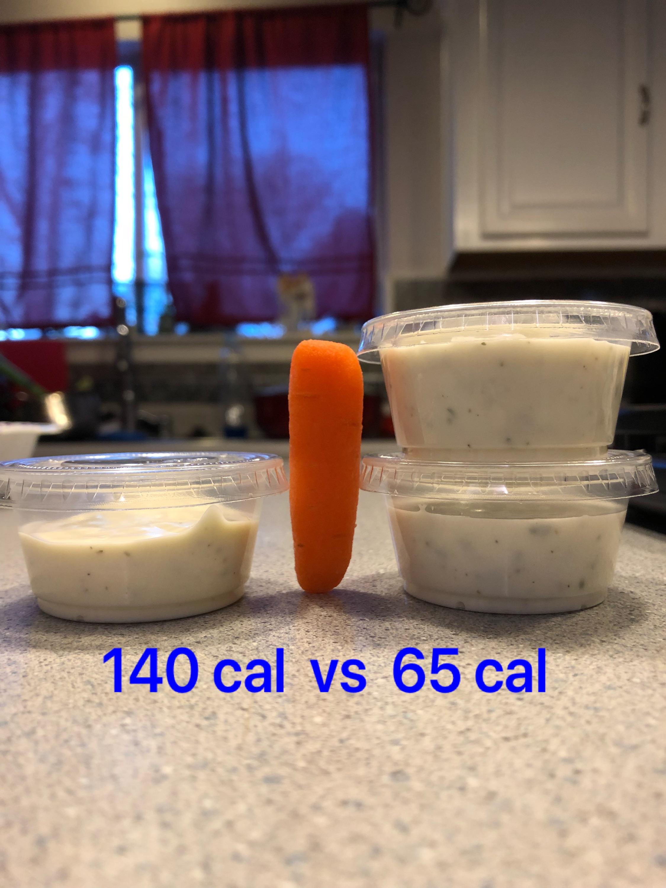 Followed a hunch and made the best low cal ranch I’ve had r/1500isplenty