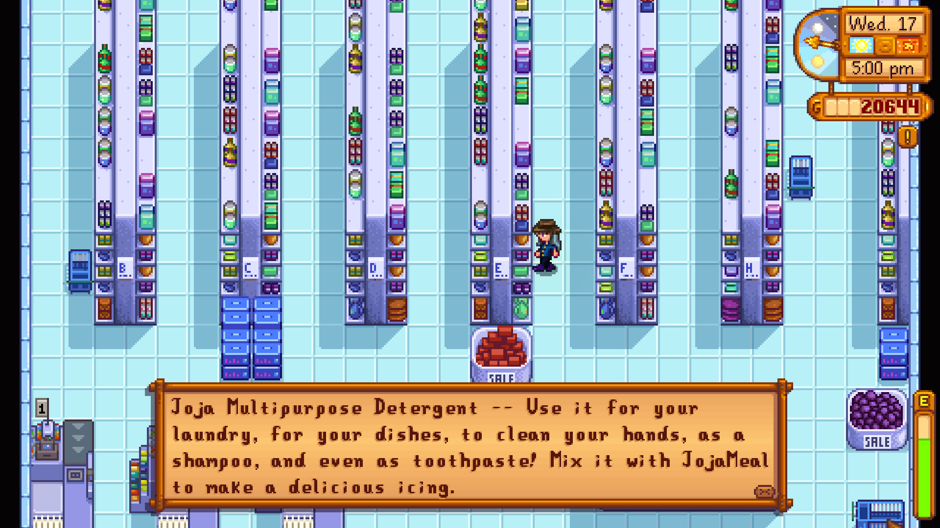 Has, uh, anyone else read the shelves at Joja Mart? r/StardewValley