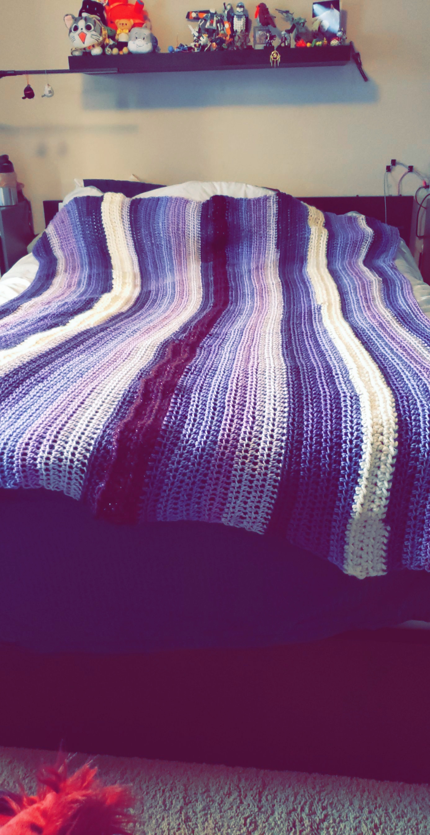 Blanket for my boyfriend! r/crochet