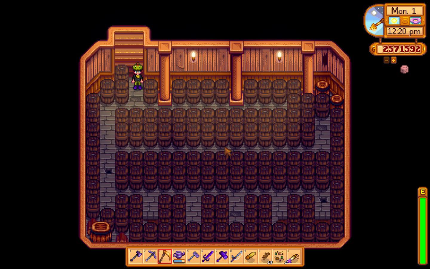 For anyone who didn’t know, this is the most optimal cask layout. r