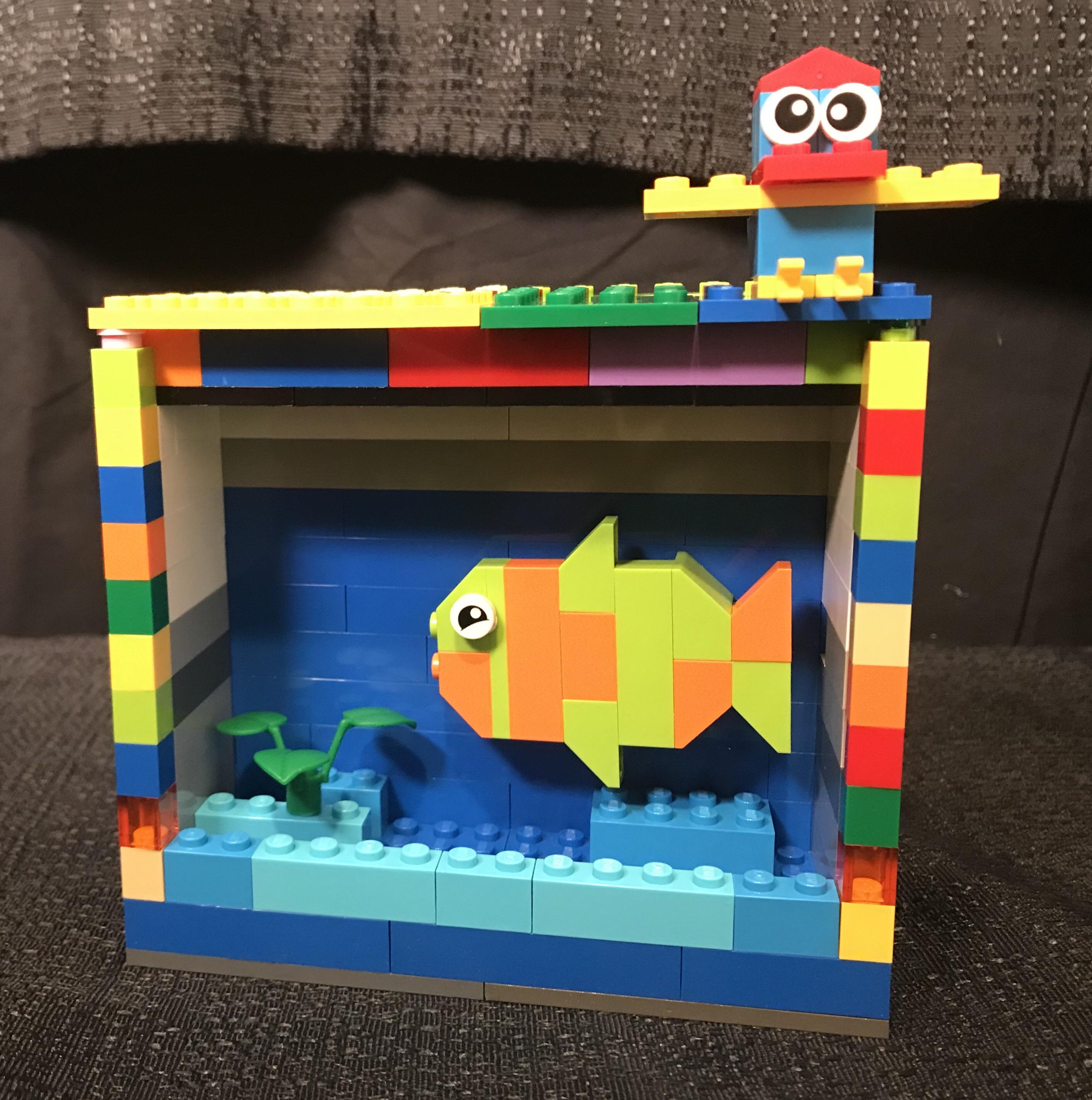 Fish Tank MOC done as part of a stop motion video r/lego
