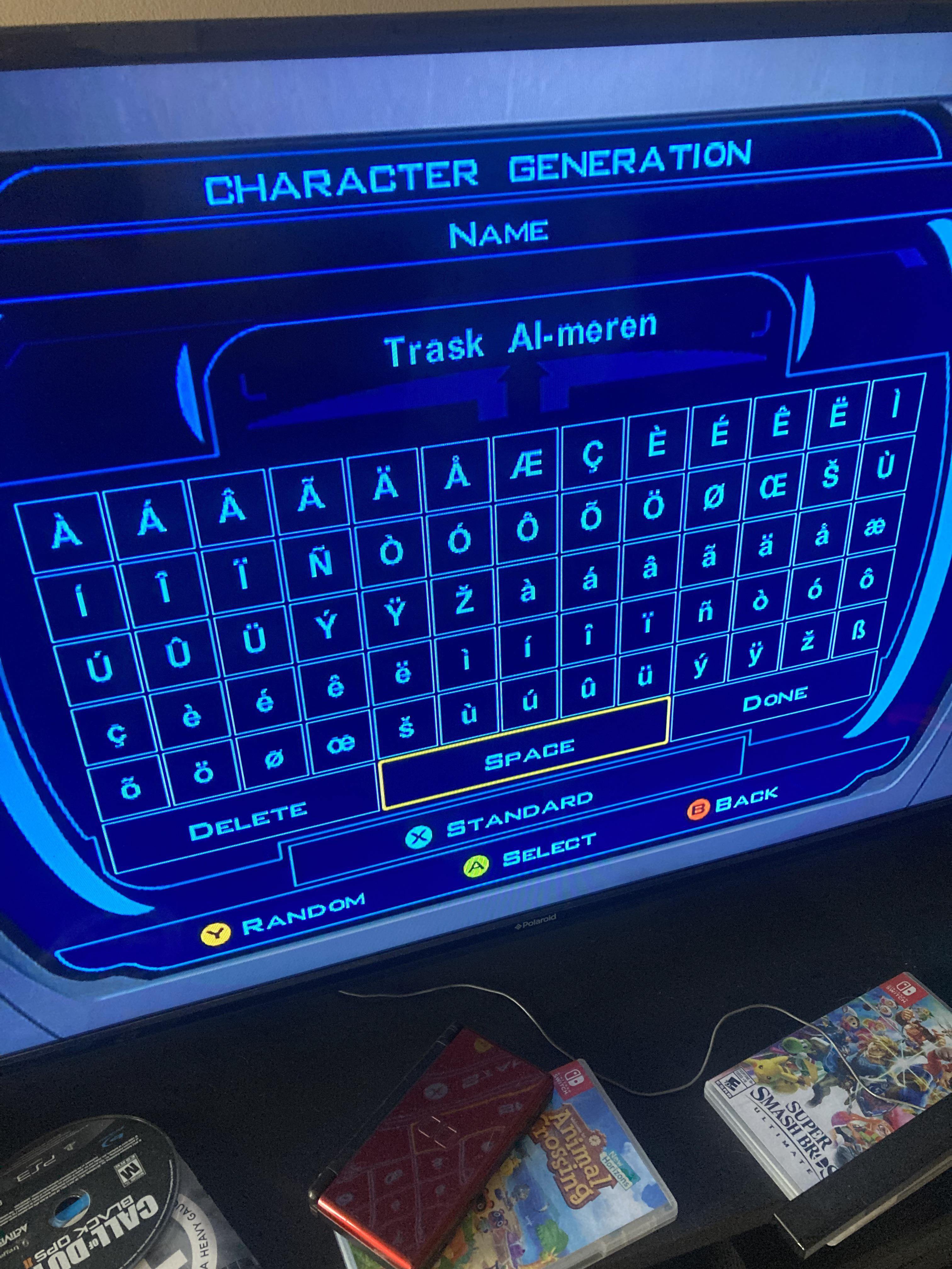 My friend is playing KOTOR for the first time and just decided to name