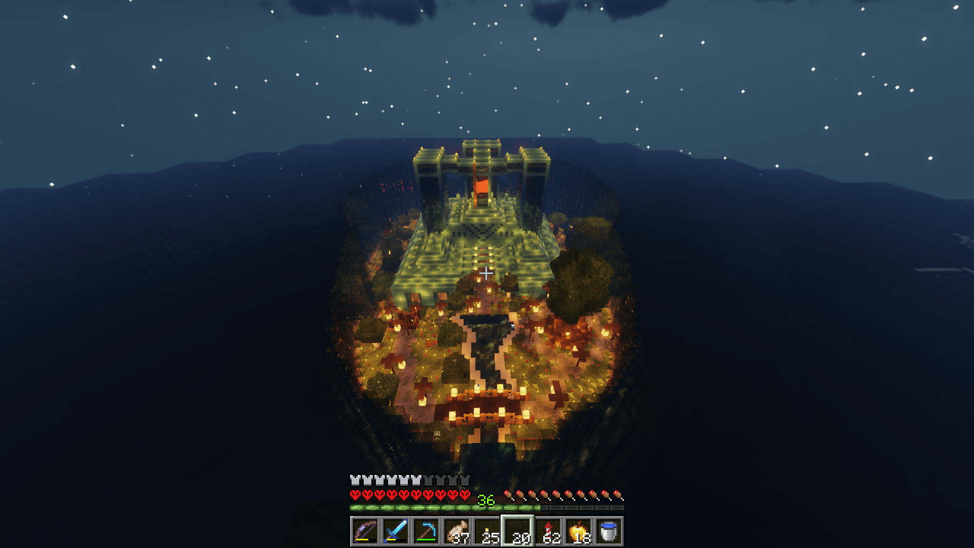 Finally finished my Ocean Monument build and Guardian Farm in my Hardcore world r/Minecraft