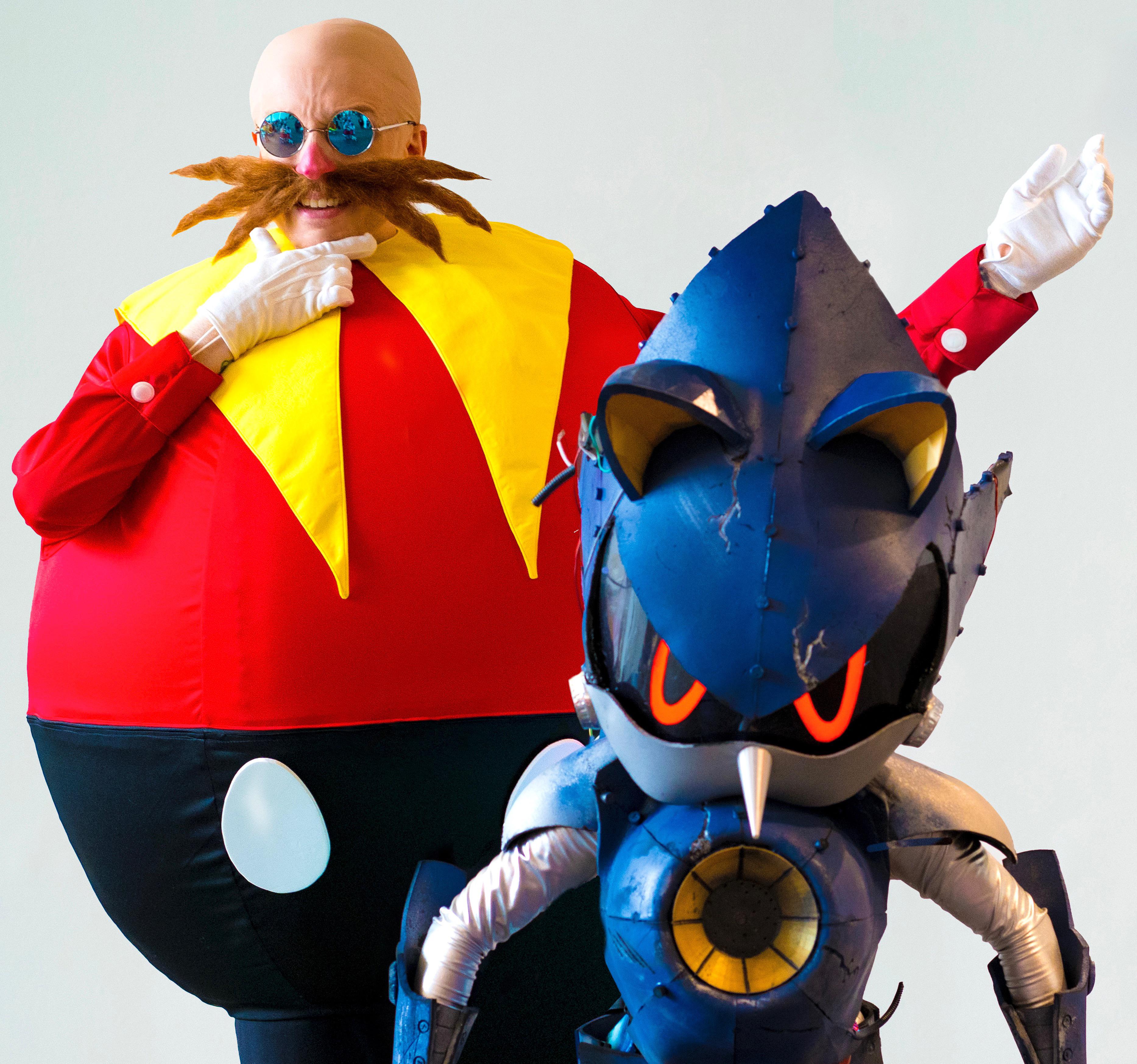 Metal Sonic and Eggman Cosplay! Metal Sonic by theveryworstone and