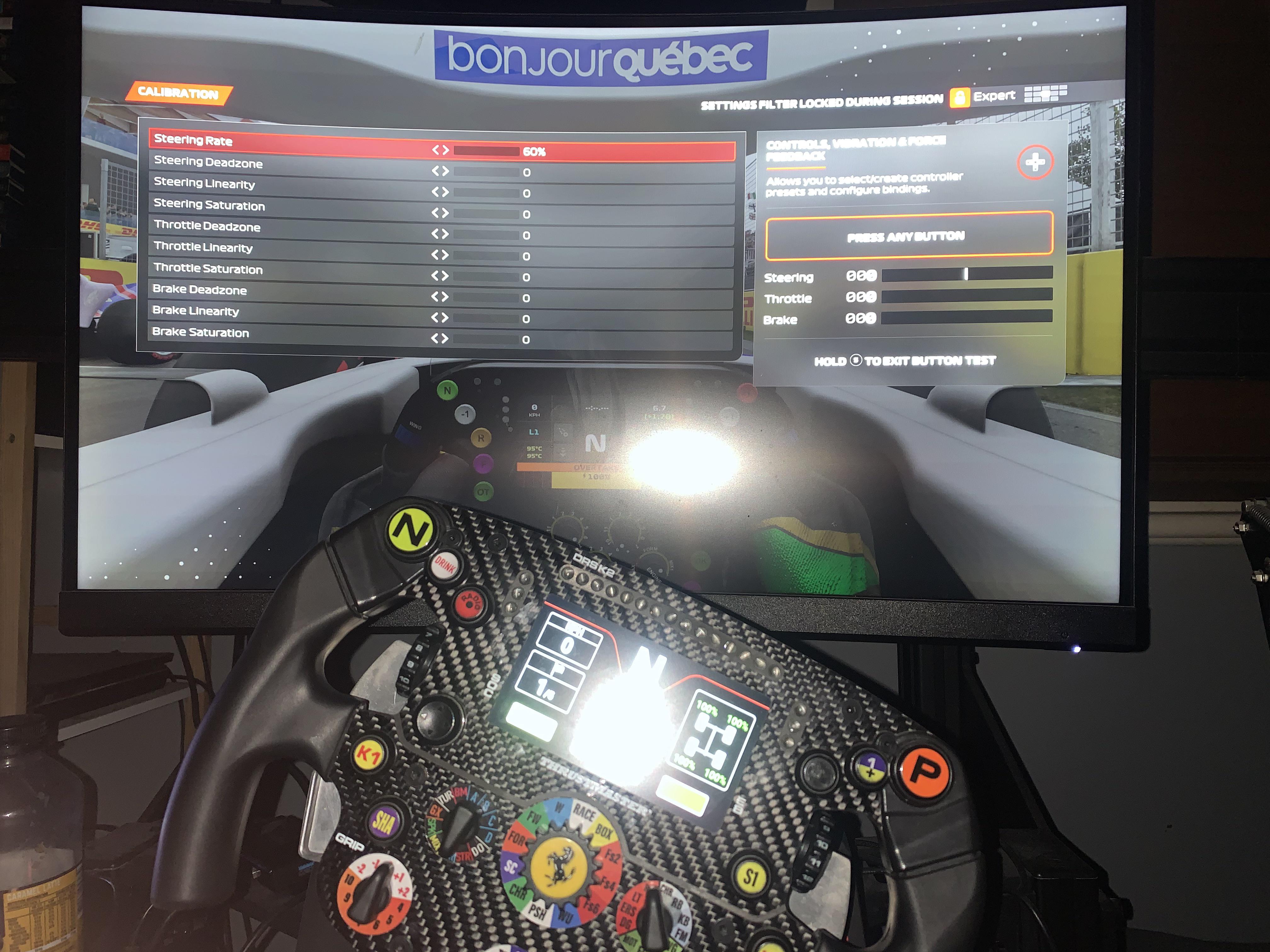 Wheel calibration issue (description of issue in comments) : r/F1Game