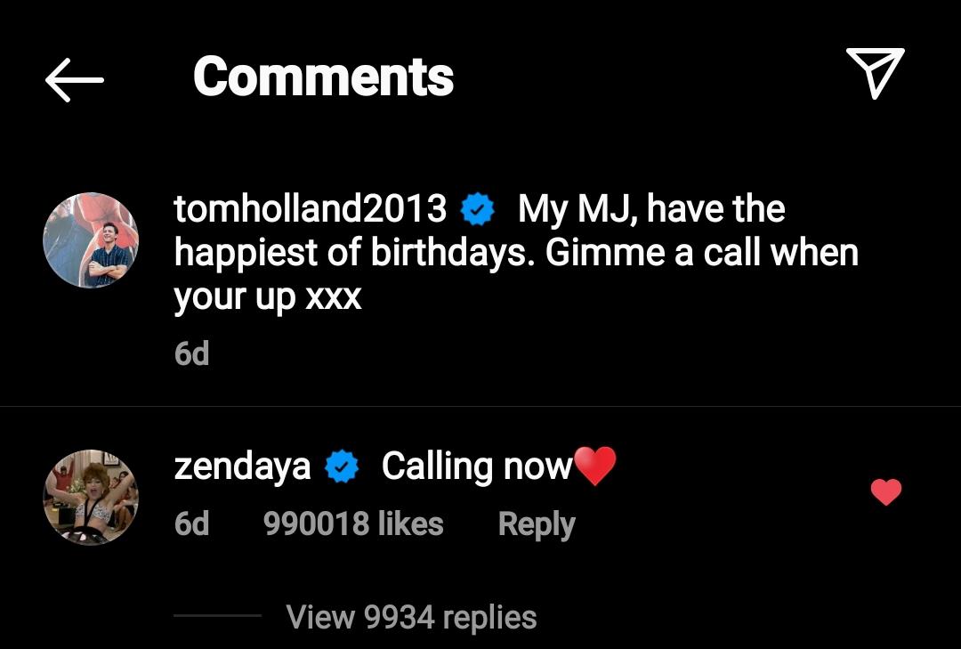 I think Zendaya may now have the highest liked comment on Instagram