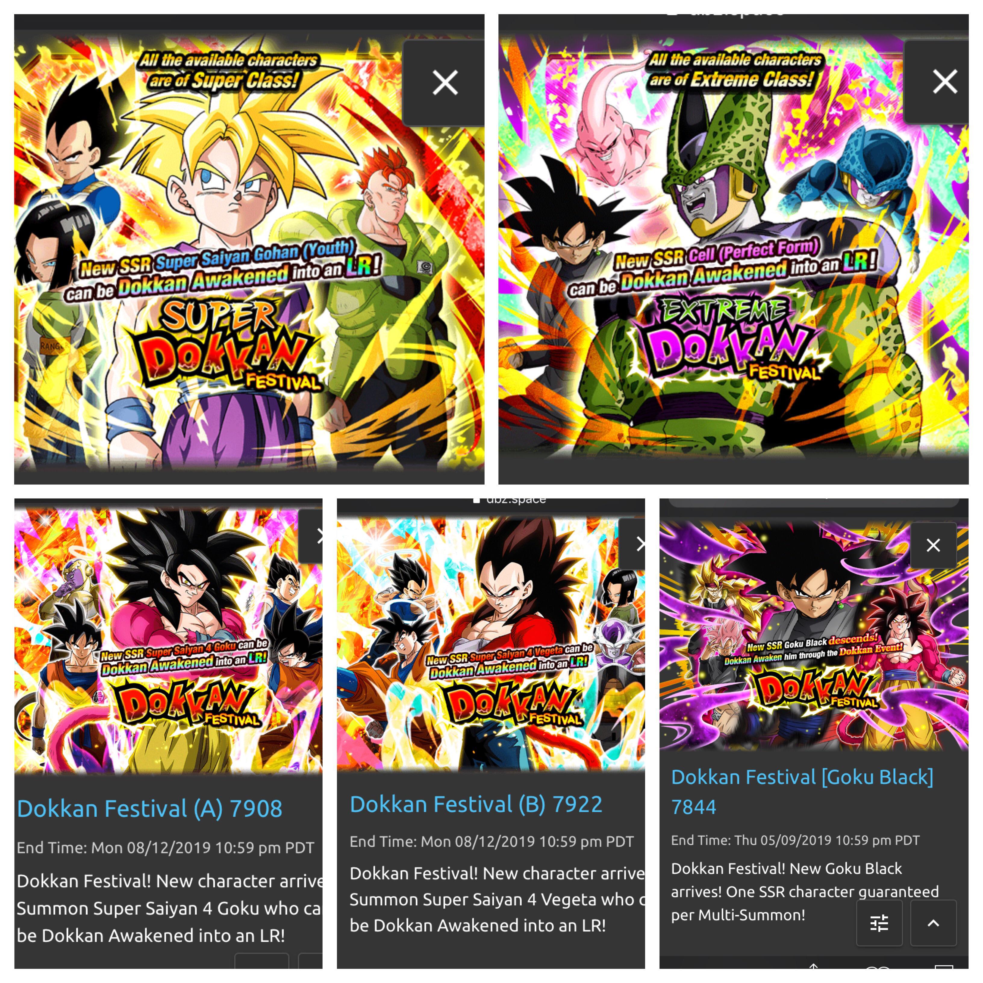 My Top 5 favorite Dokkan Fest banners Of 2019 so far r/DBZDokkanBattle