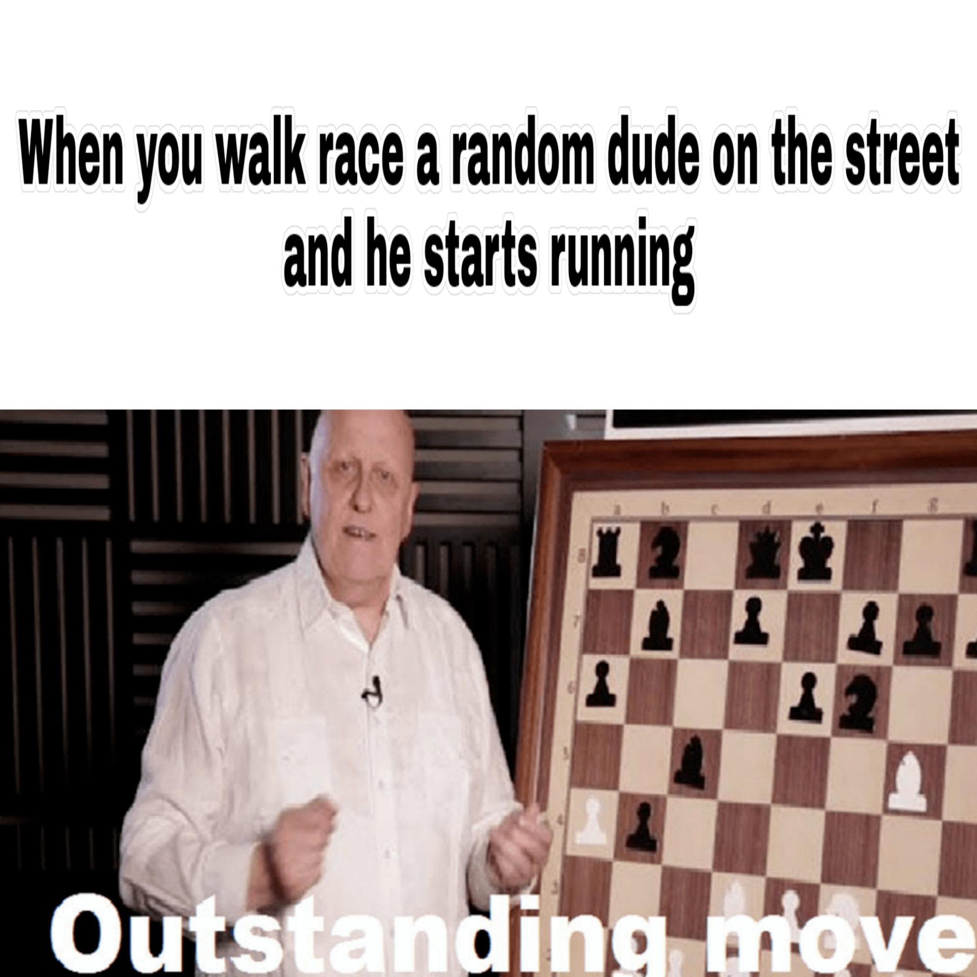 Outstanding Move Meme Format