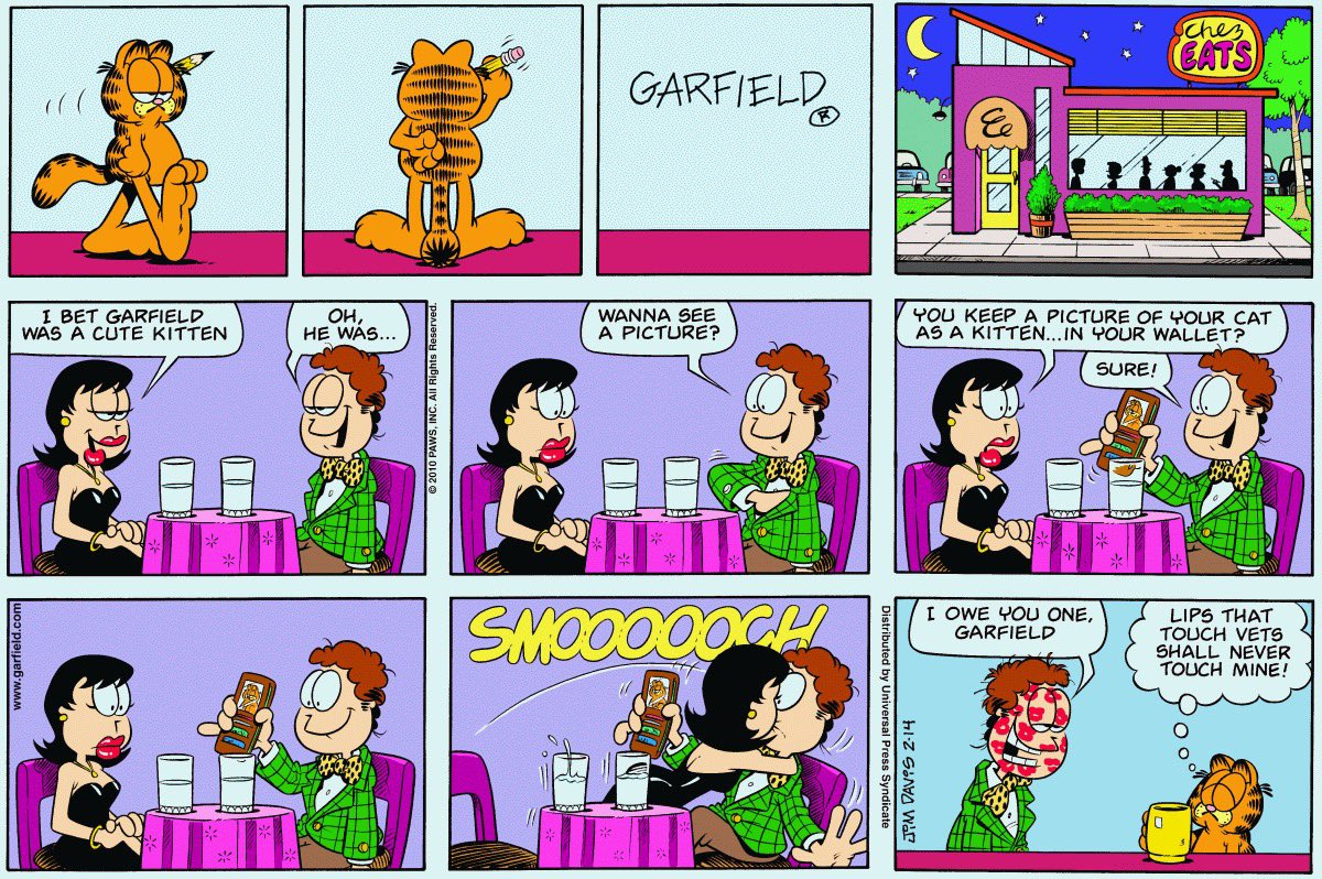 One thing i like about this particular Garfield strip is that Jon