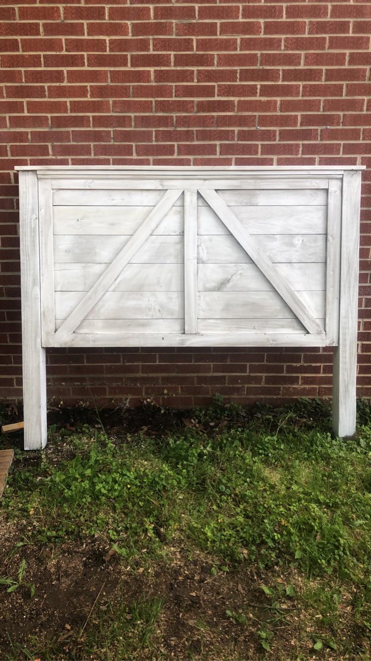 Built a Barn Door Style Headboard r/woodworking