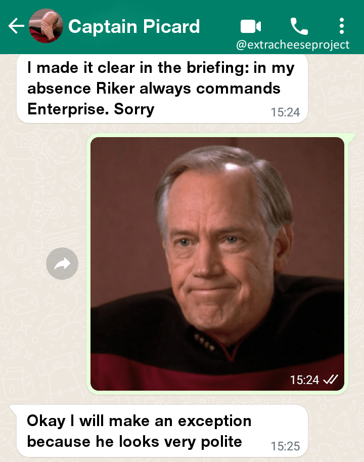 Polite Jellico r/startrekmemes