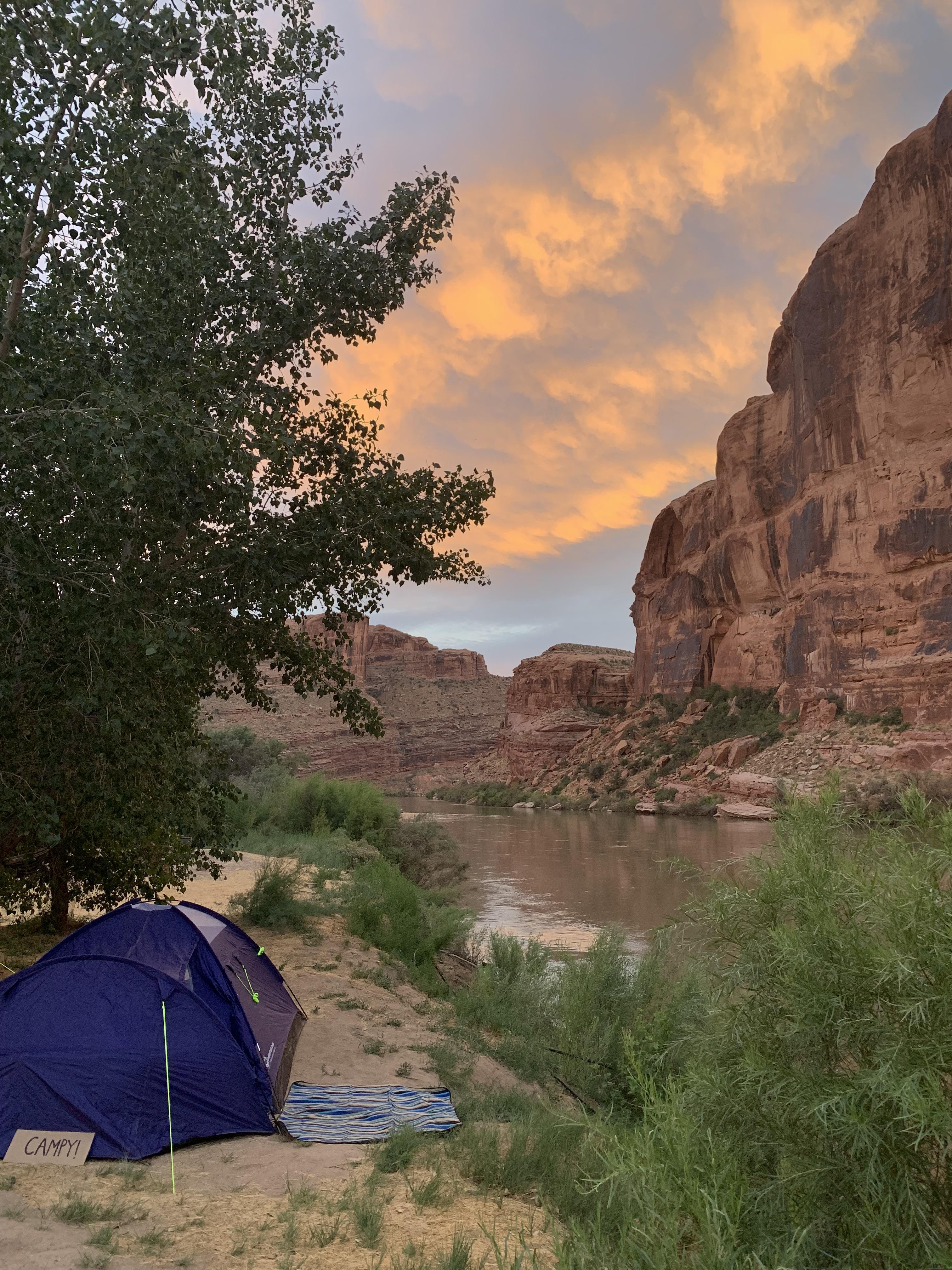 Camping along the CO River, Moab UT r/camping