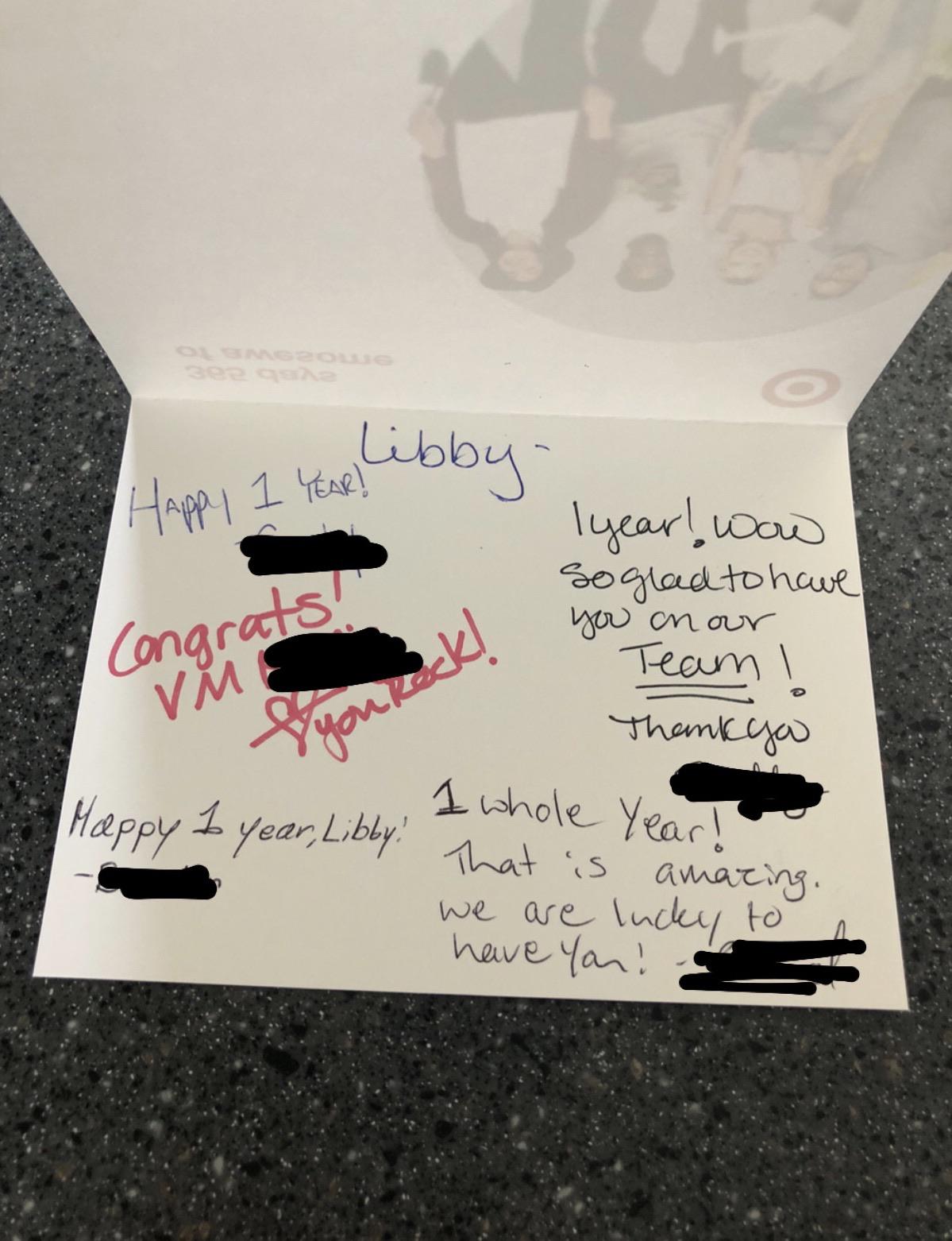 Just hit one year of working at Target!! This is my first ever job and