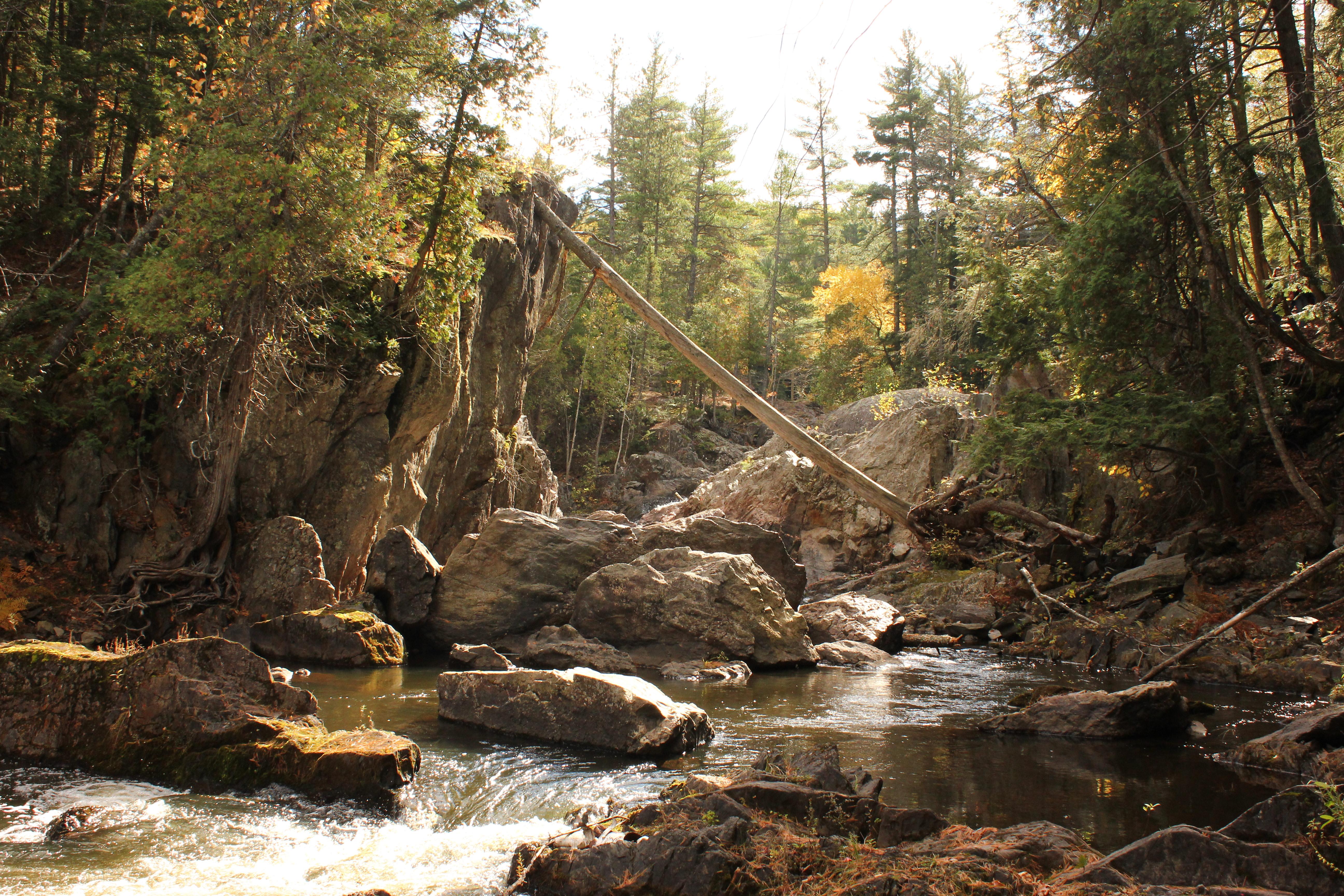 The Dead River looking very much alive near Marquette, MI [OC