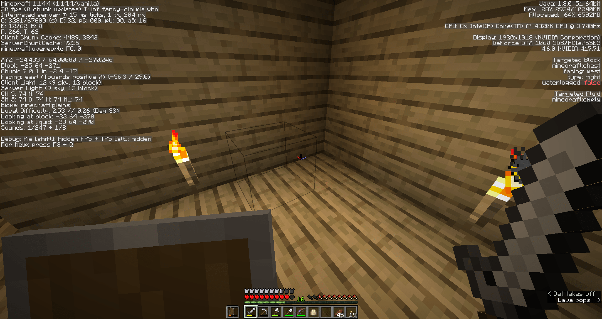 So all my chests turned invisible r/Minecraft