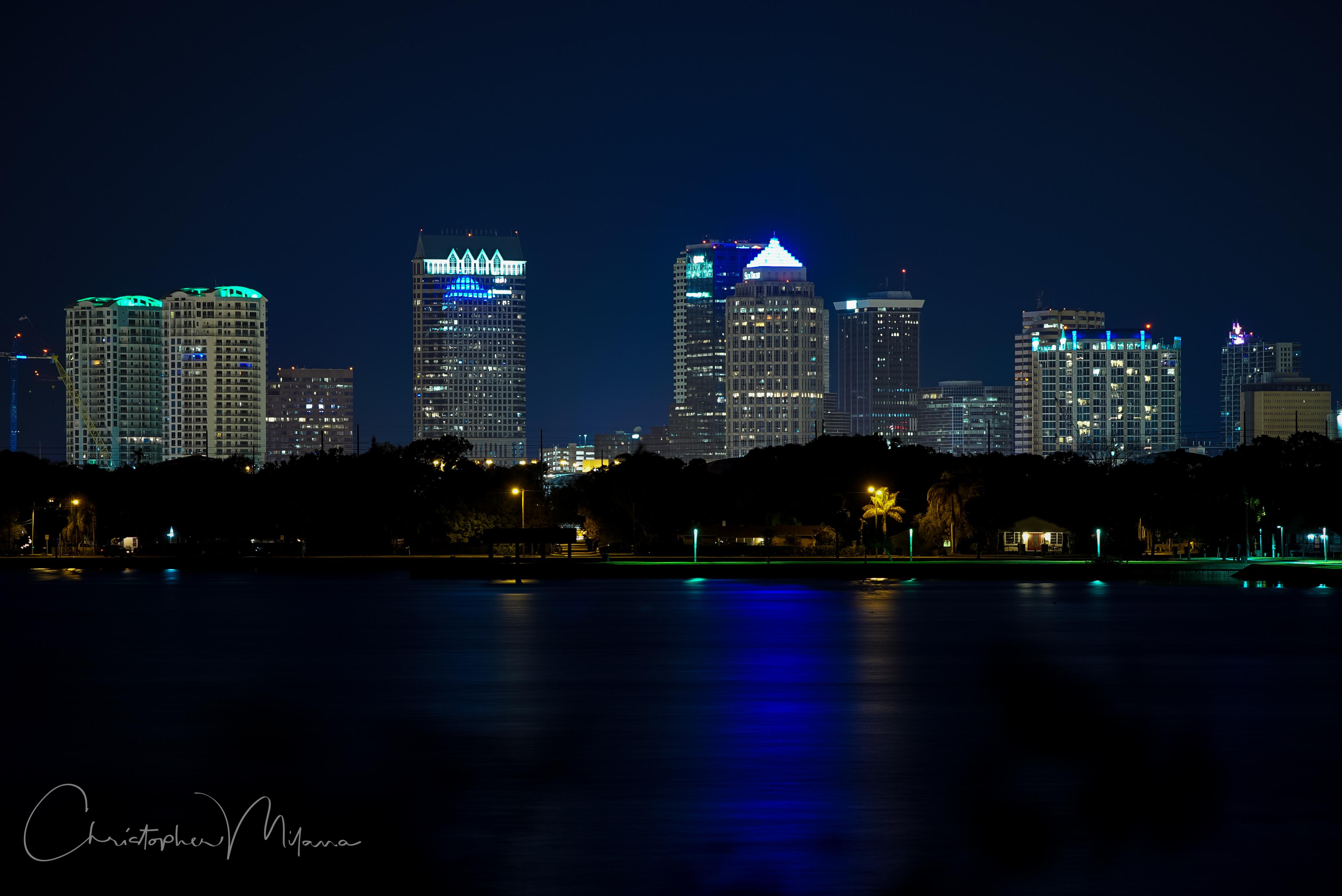 Downtown at night r/tampa