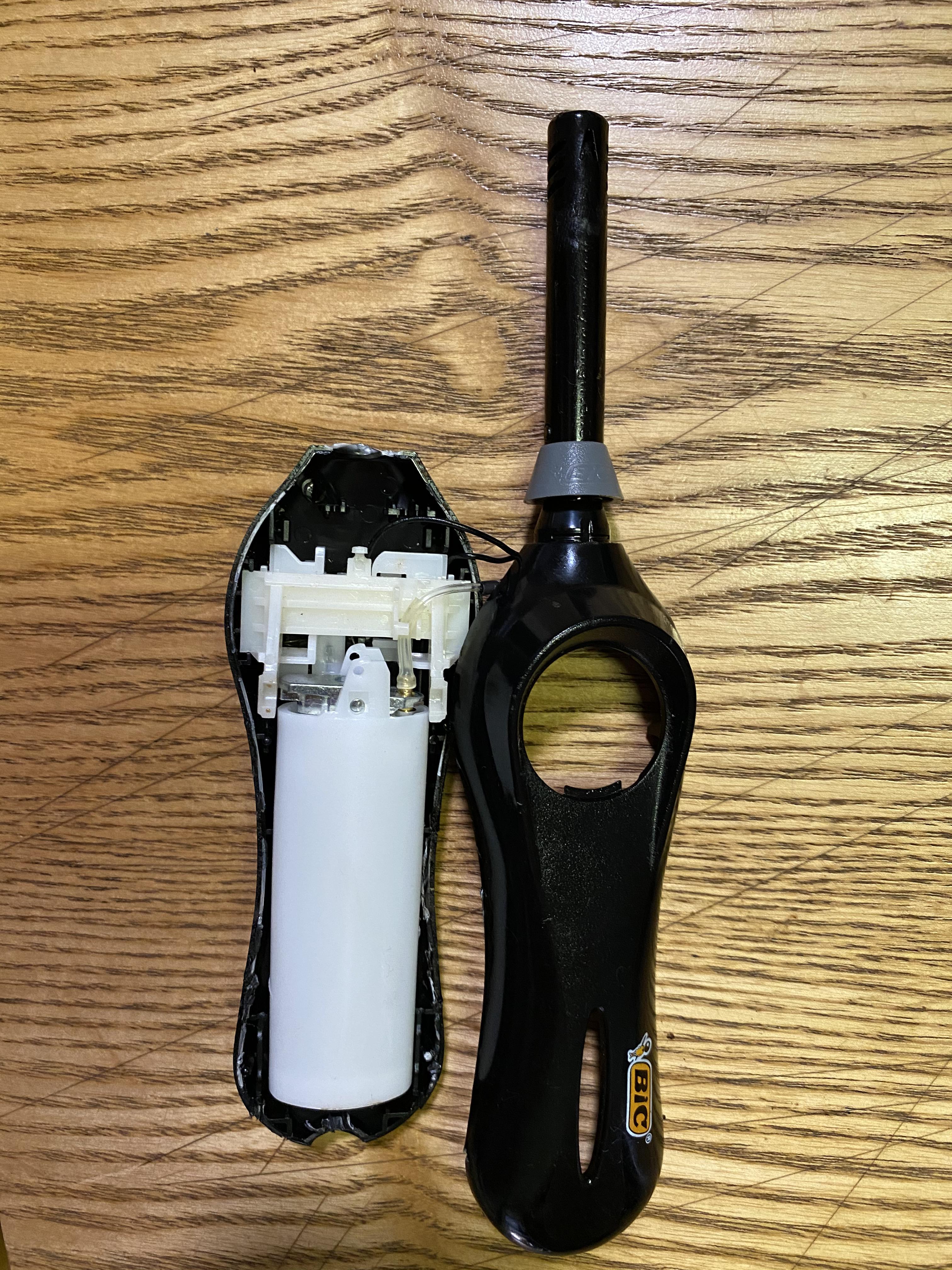 My Bic (non refillable) extended lighter has a normal lighter (refillable) inside. r/2healthbars