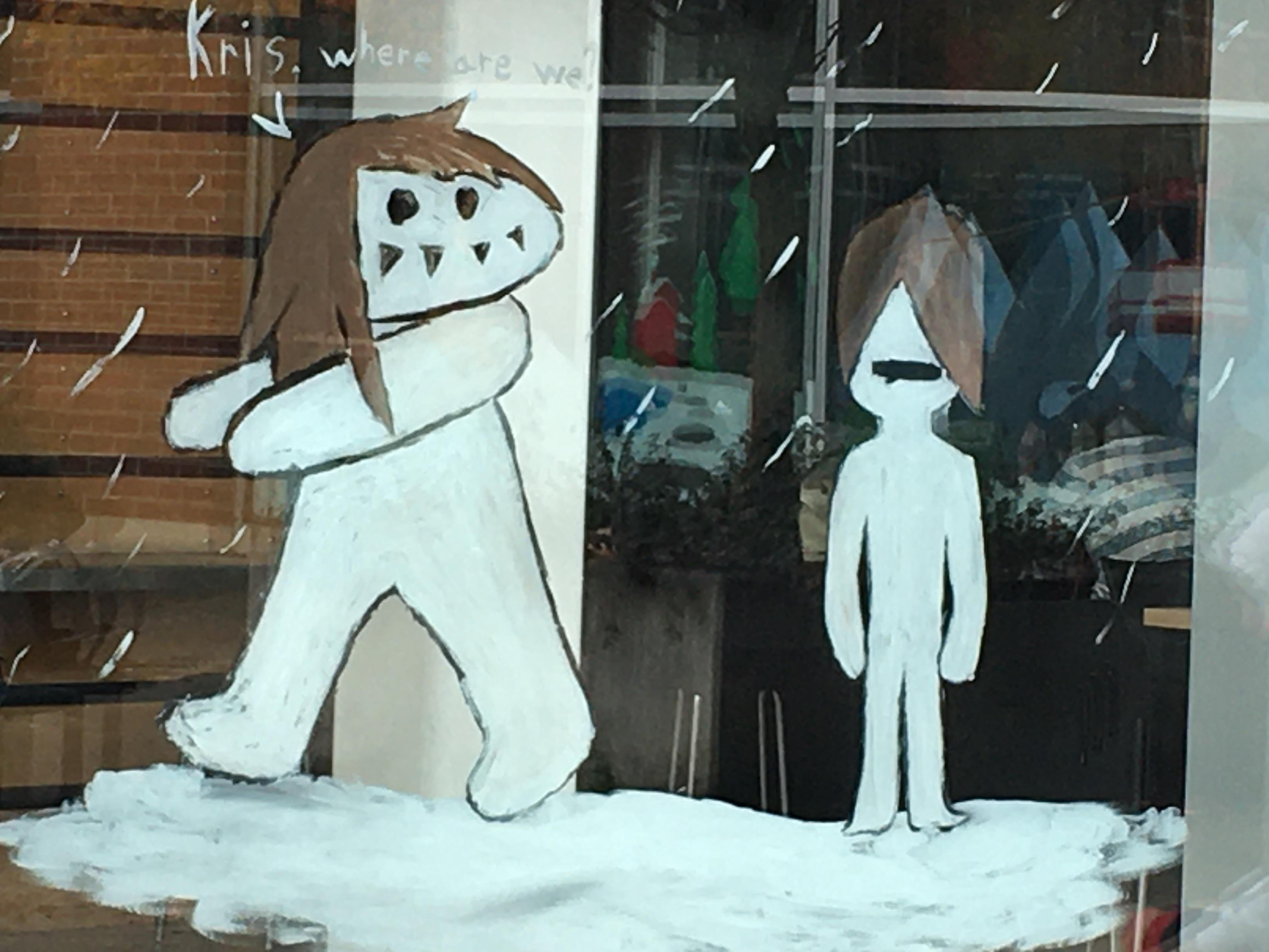 So my school put up Christmas decorations r/Deltarune