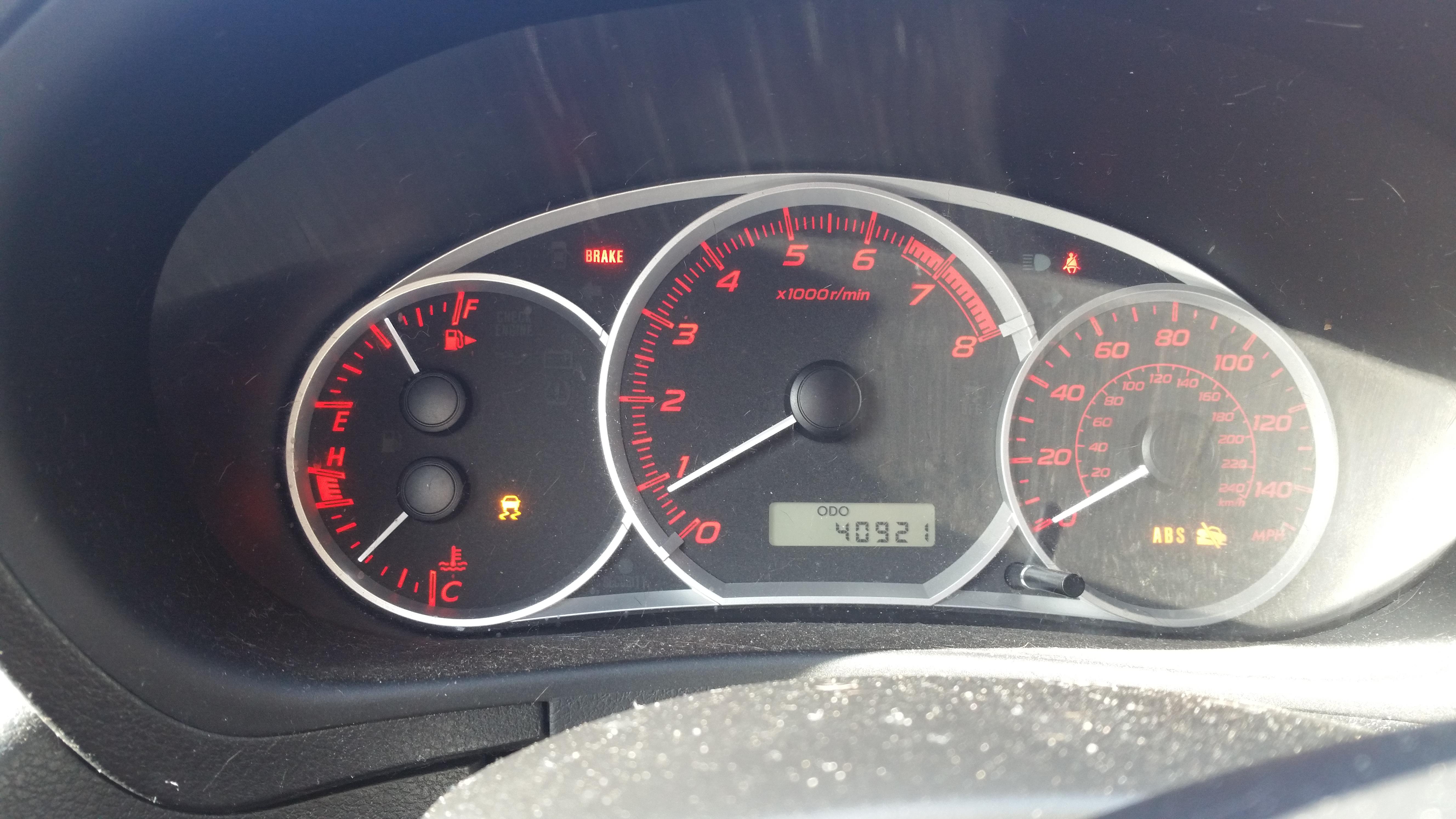 Potential Brake Light Switch Problem? subaru