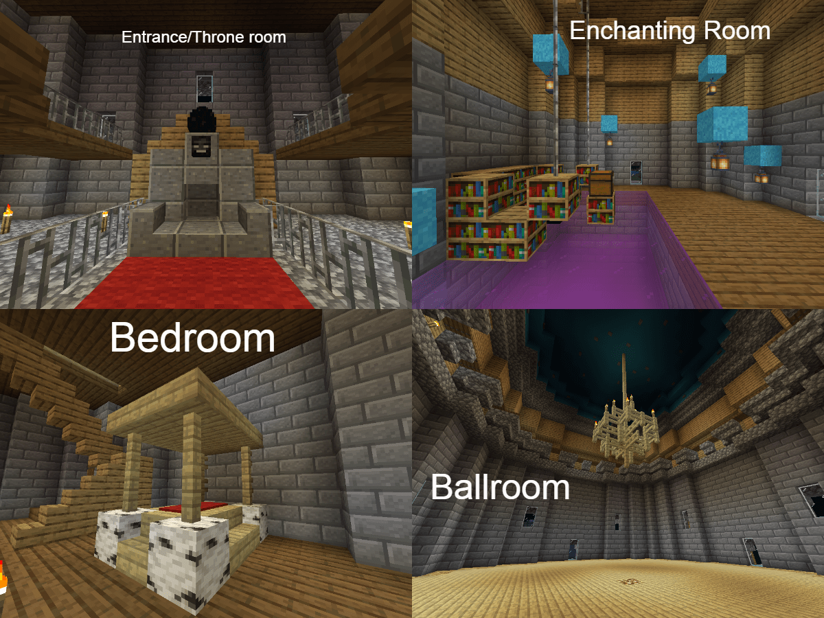 I just finished some of the rooms of my survival base, what do you