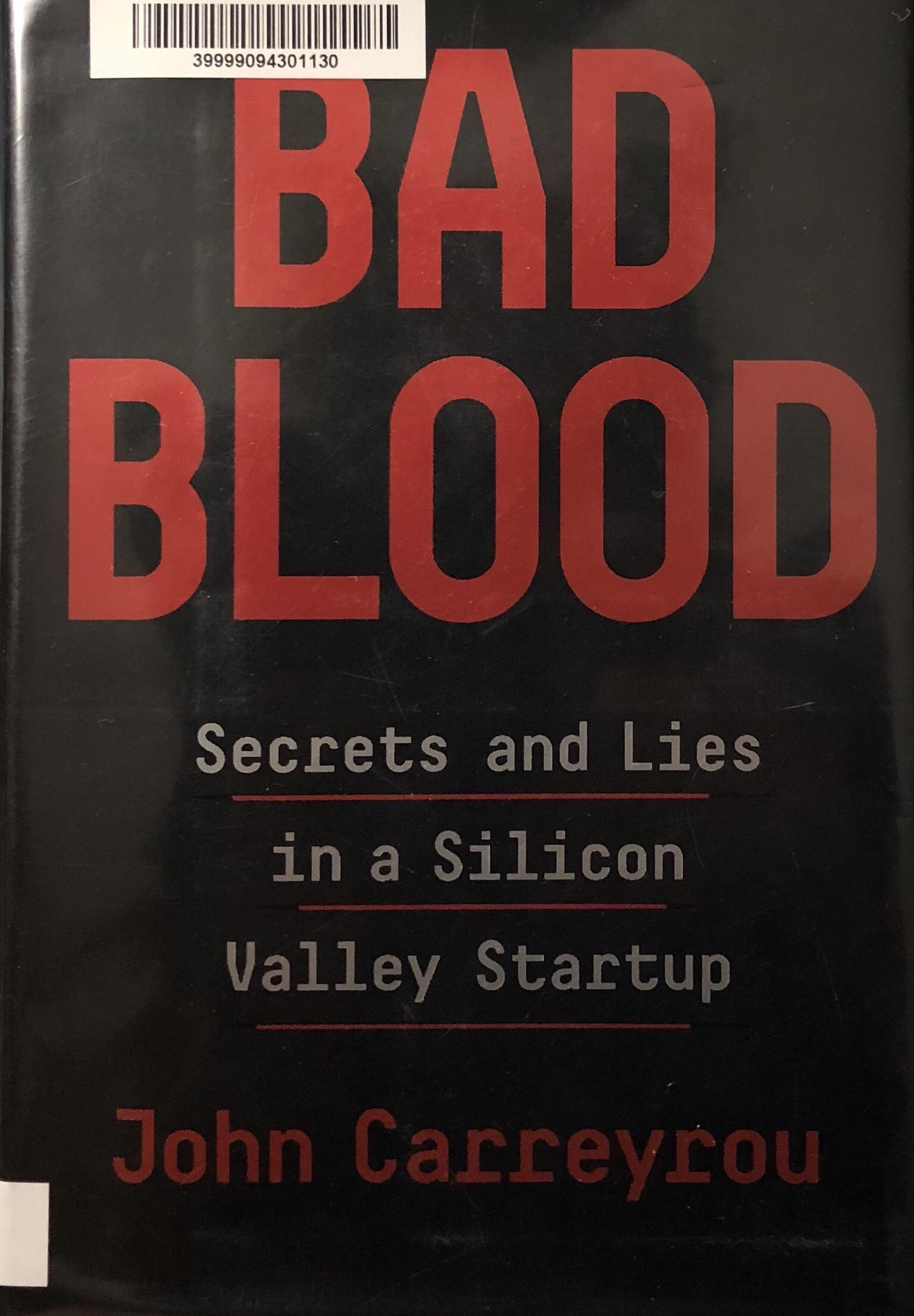 Book Review Bad Blood by John Carre…