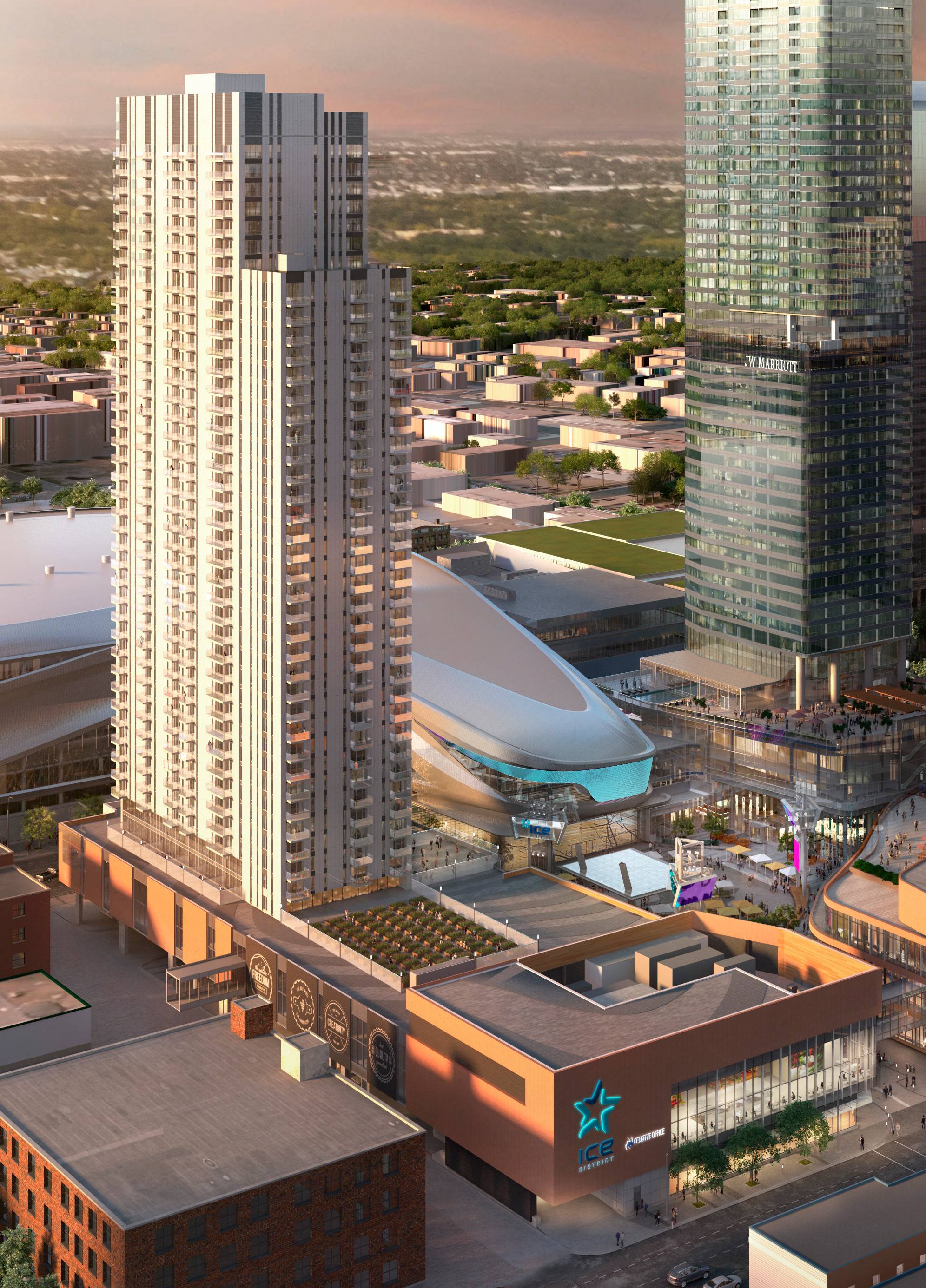 Ice District Tower 'B' Redesign 2019 r/Edmonton