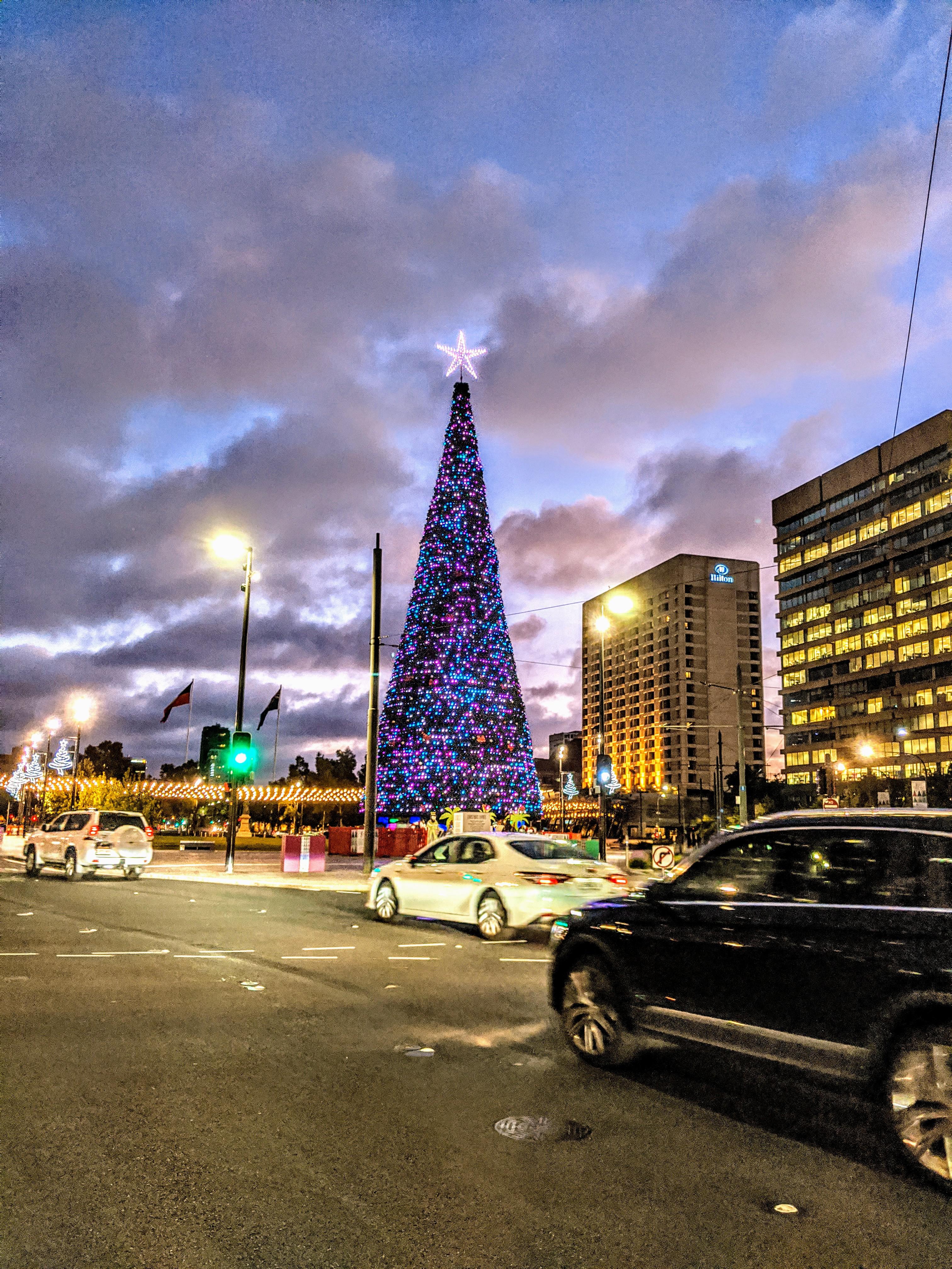Vic Square Christmas Tree (taken with Pixel 2 XL) r/Adelaide