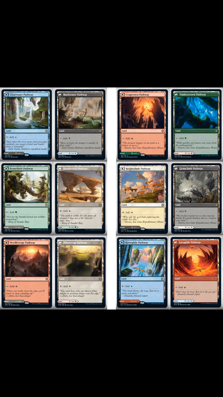 Zendikar Rising flip lands discussion r/mtgfinance