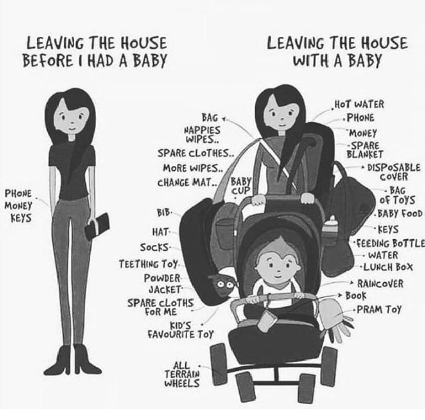 When friends without kids say, “actually...could you come here instead