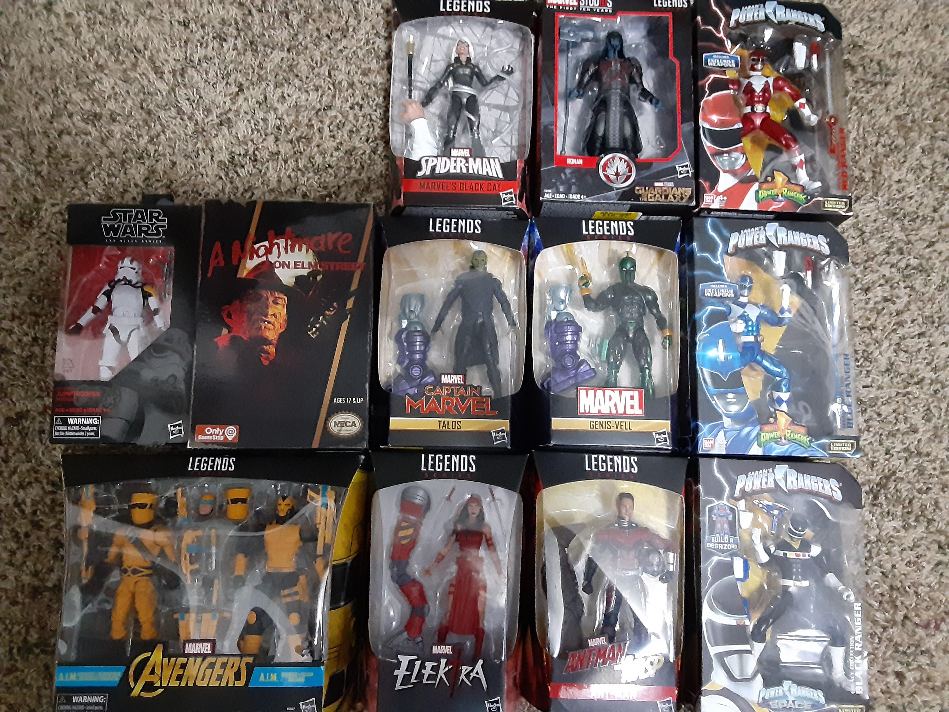 Here's my haul from the Gamestop clearance sale! (The Mighty Morphin