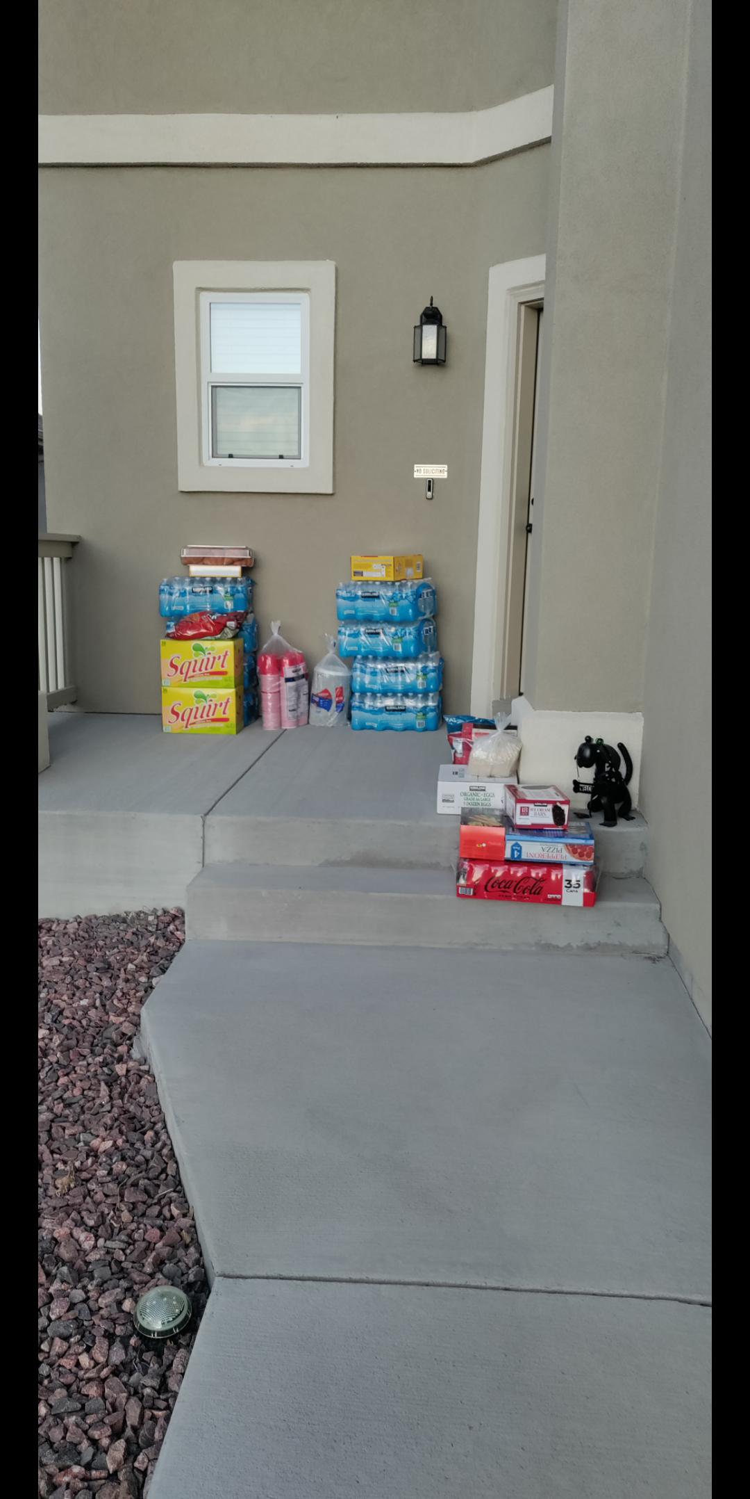 8 cases of water. Costco orders keep me fit. r/instacart