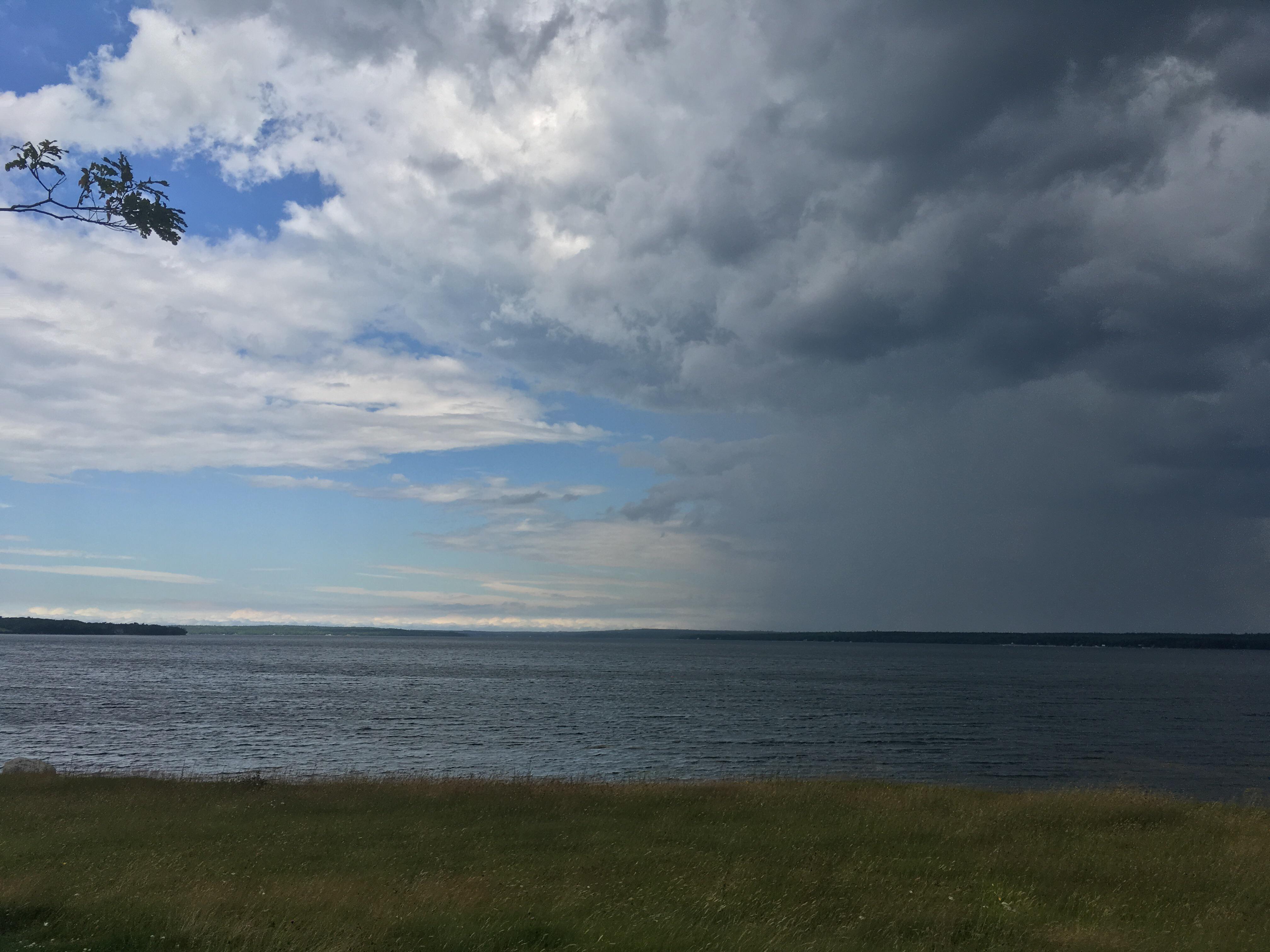 My first week in Maine ended with fresh lobster on the beach! Surry, ME