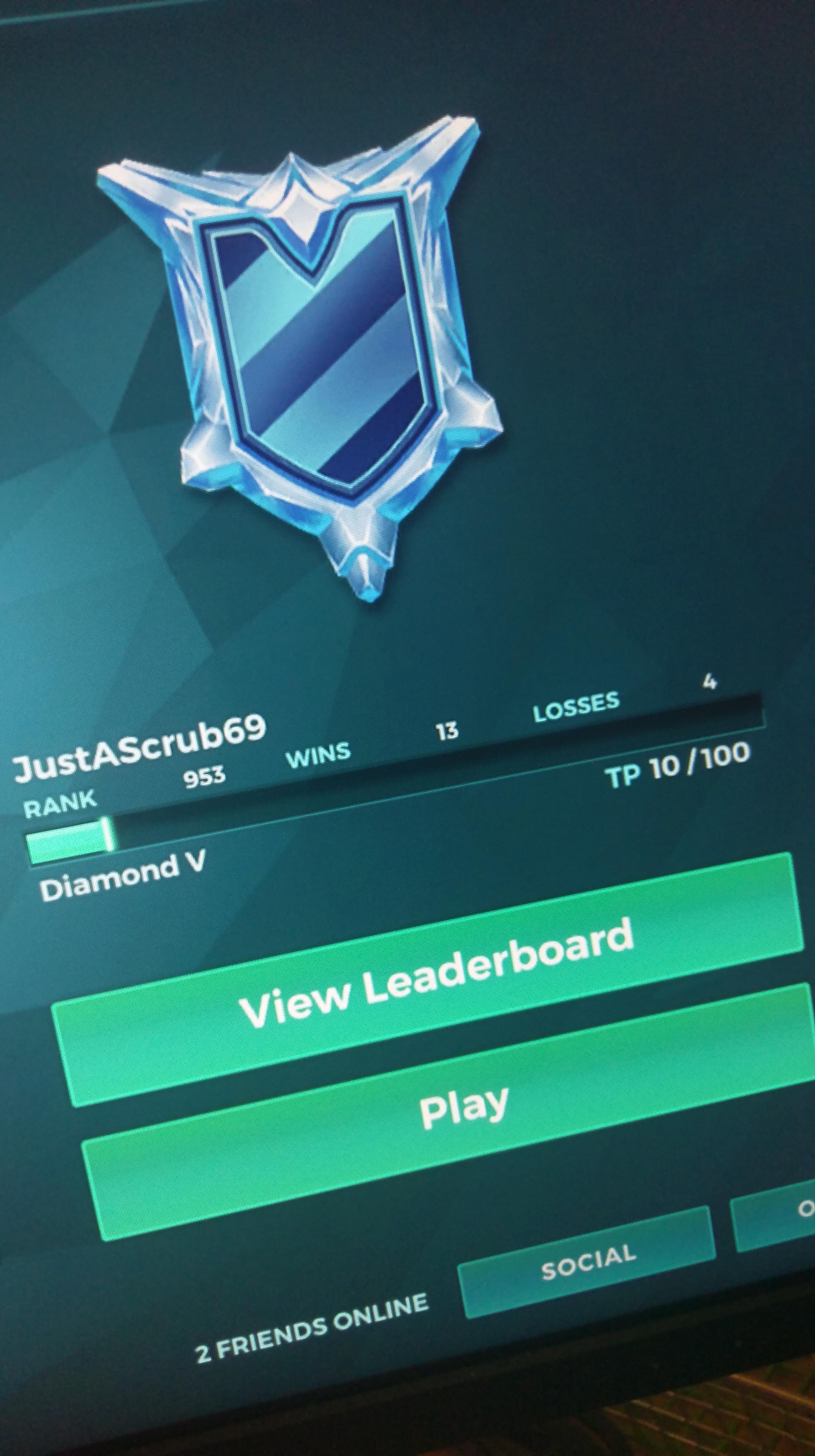 I was Gold 1 and immediately got promoted to Diamond 5 after a recent